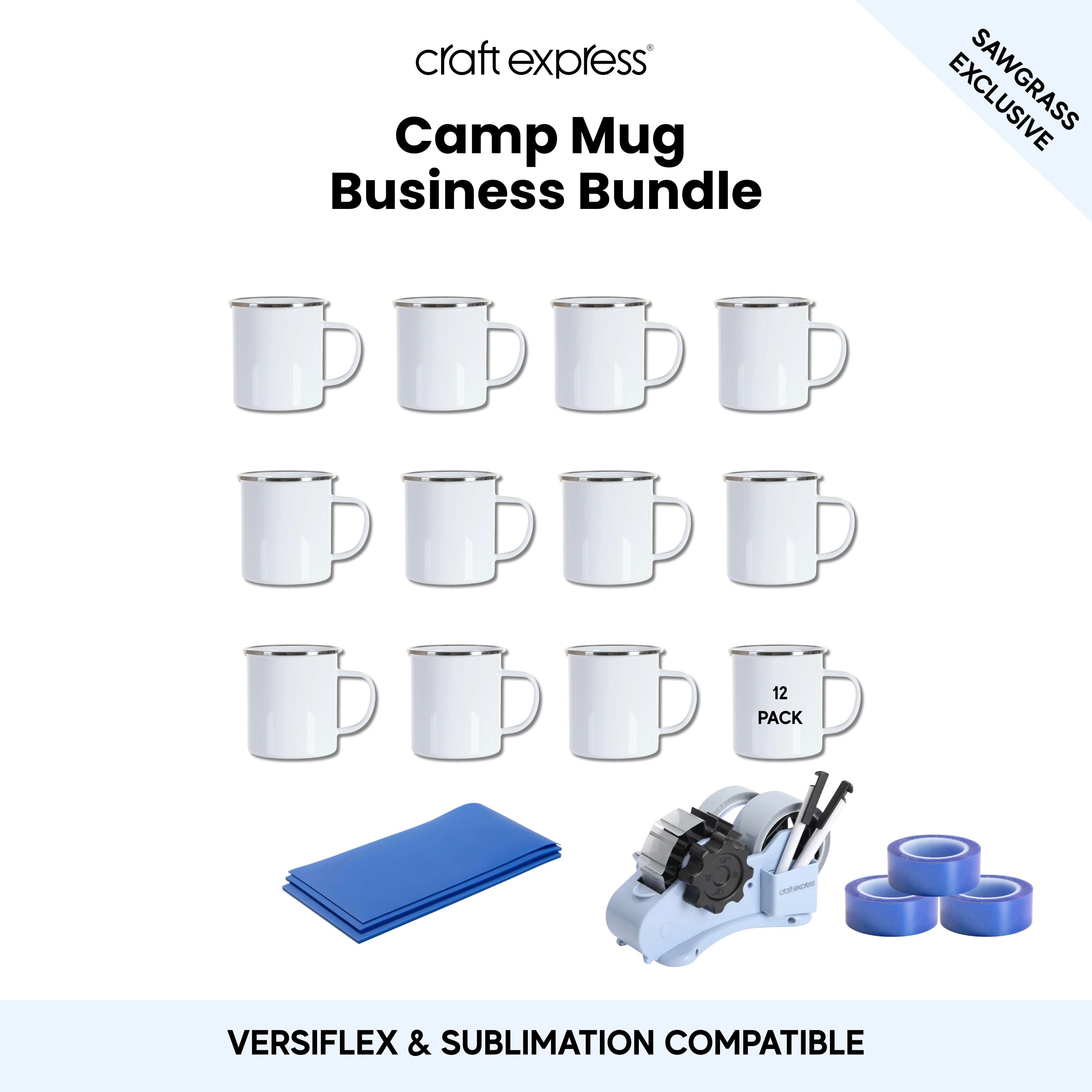 Craft Express Camp Mug Business Bundle | Sawgrass Exclusive