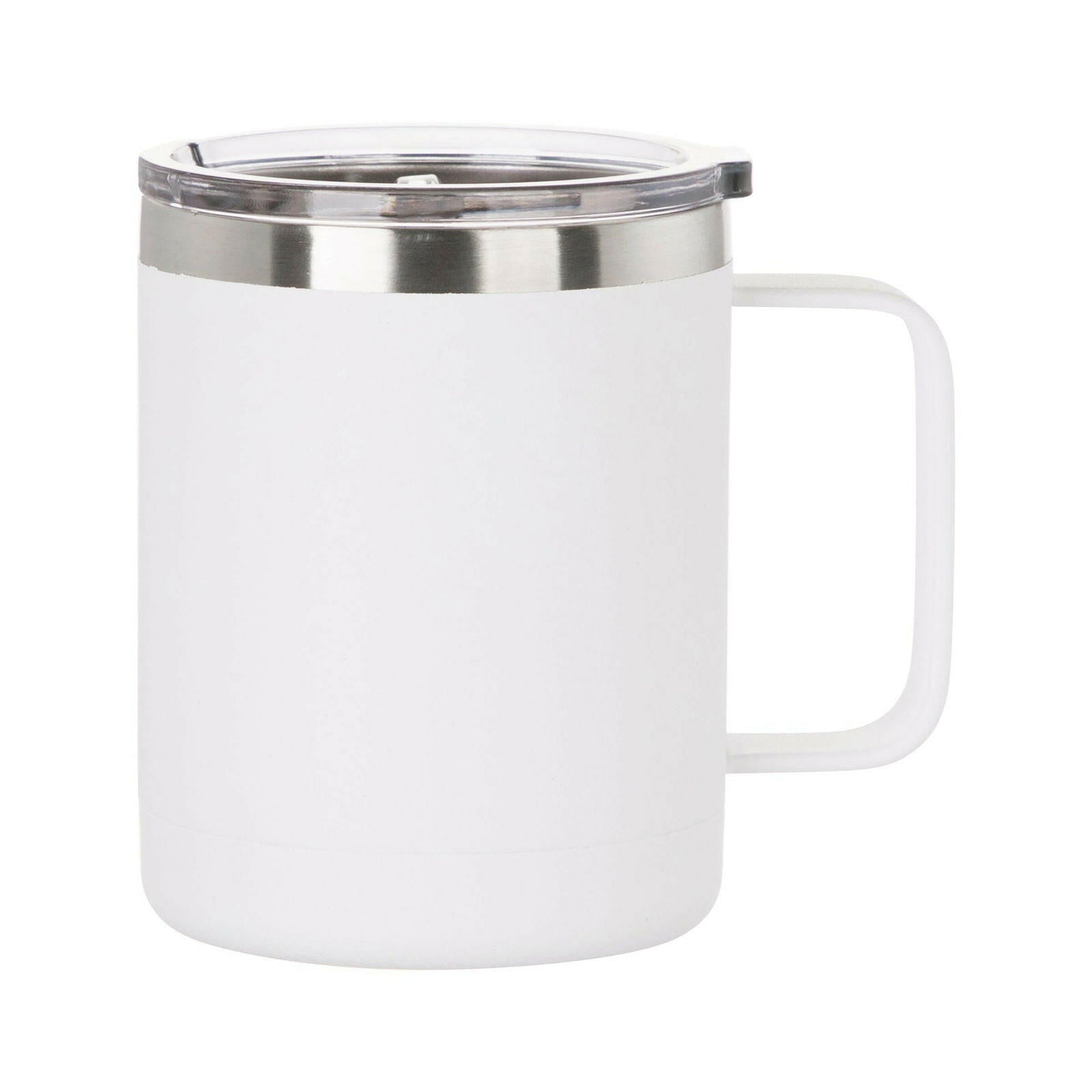 Craft Express 4 Pack 12oz Powder Coated Stainless Steel Mugs – Laser-Ready Blanks.