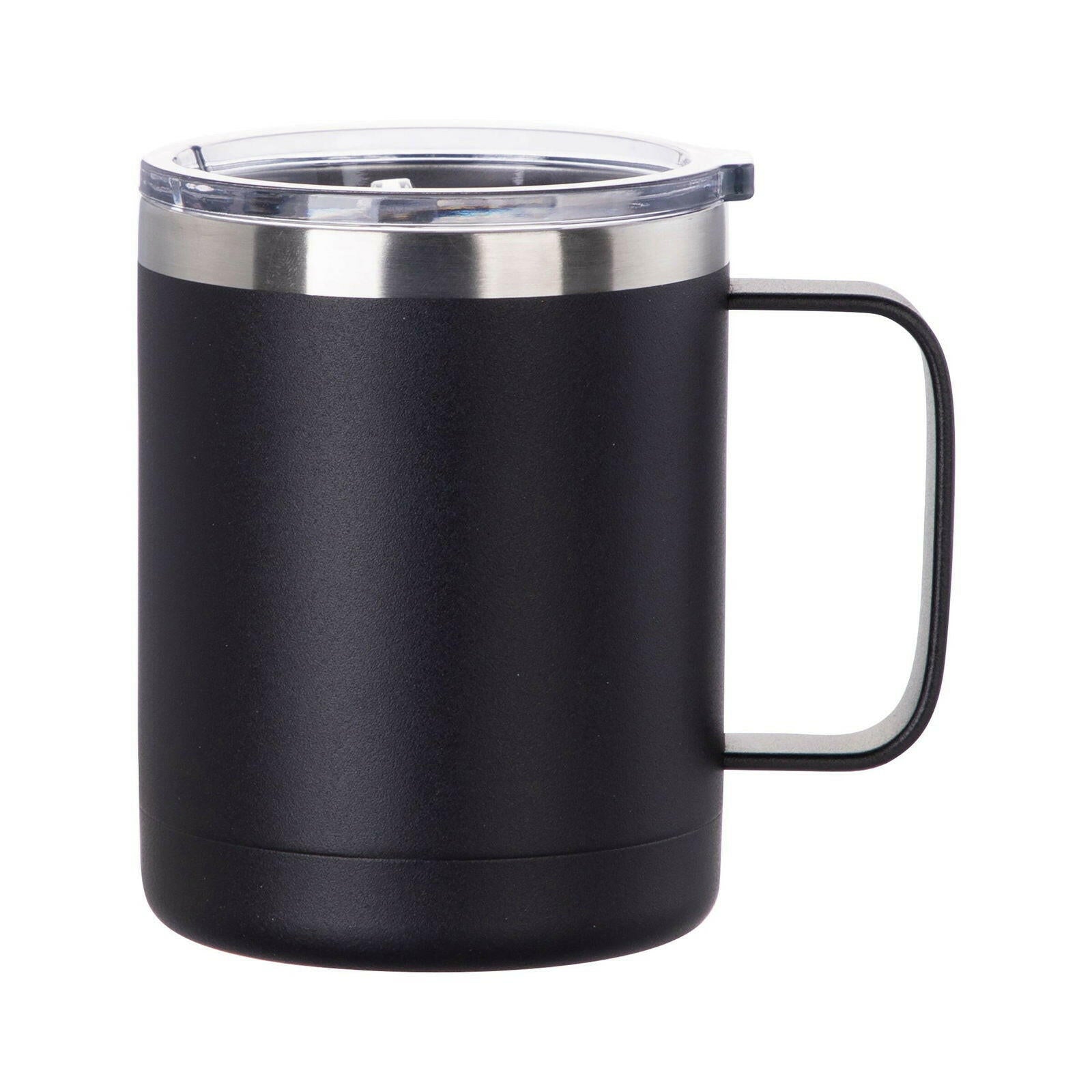 Craft Express 4 Pack 12oz Powder Coated Stainless Steel Mugs – Laser-Ready Blanks.
