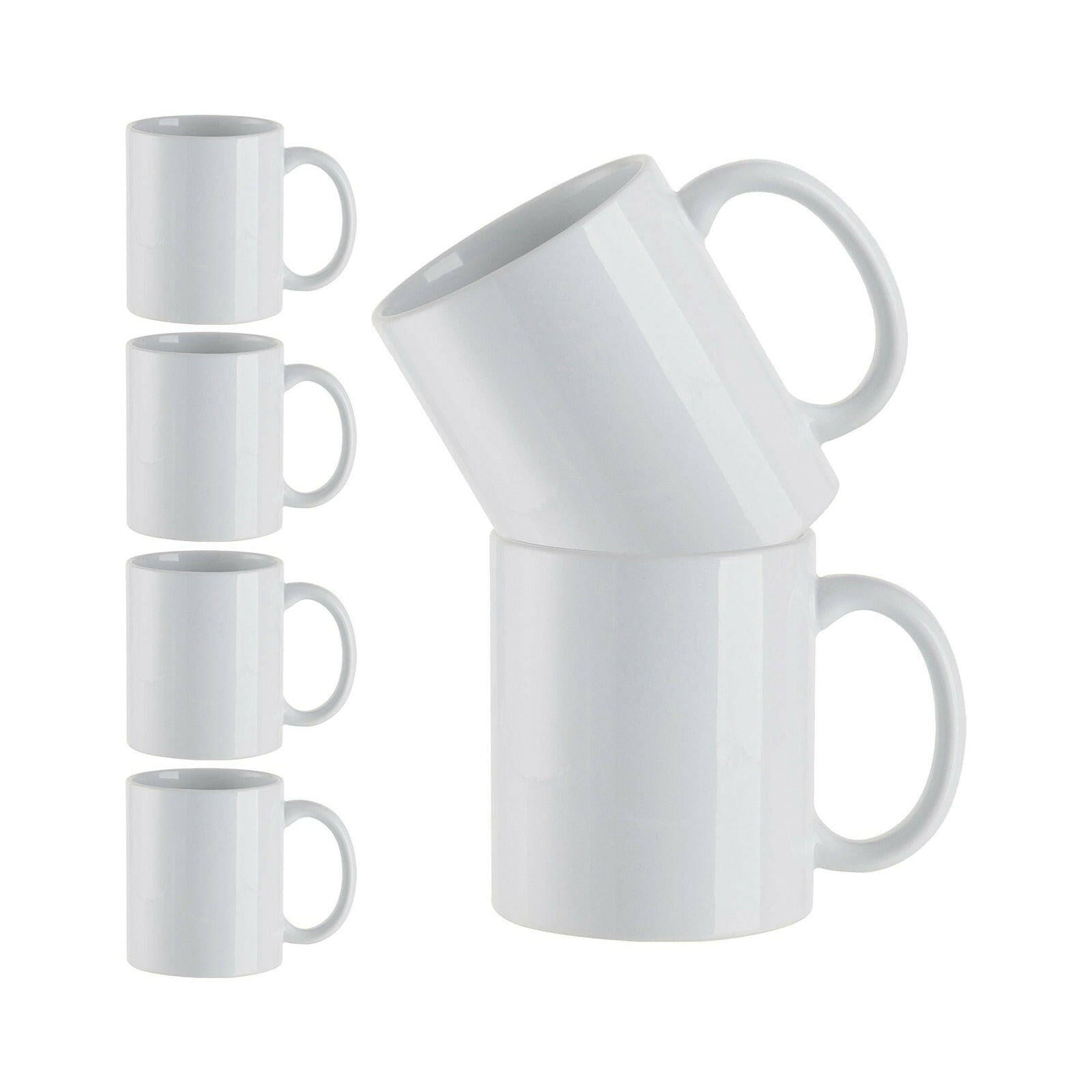 11 oz Ceramic Sublimation Mugs – 6-Pack Blank Mugs for Custom Designs - Craft Express - - 11 oz Ceramic Sublimation Mugs – 6-Pack Blank Mugs for Custom Designs - Craft Express -
