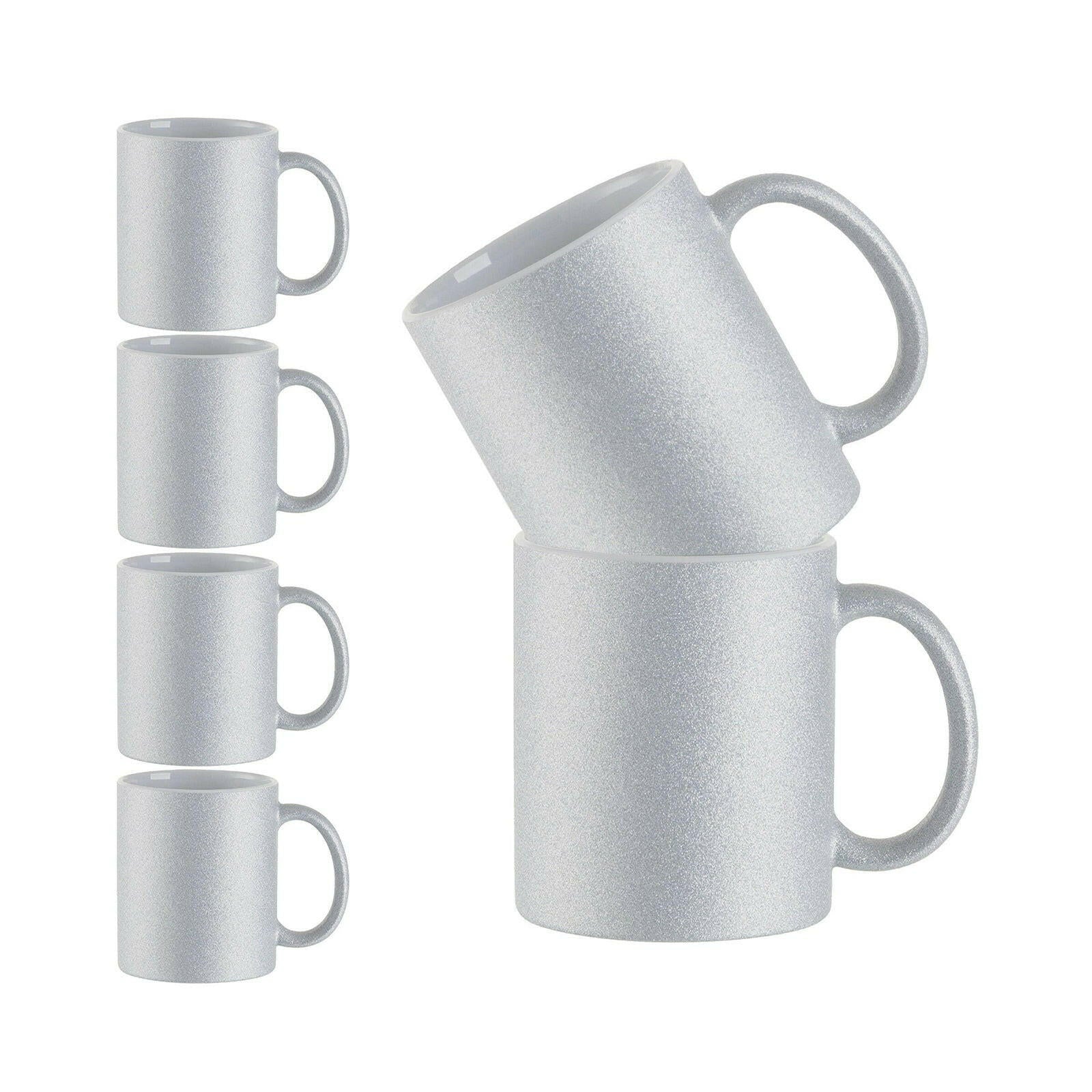 11 oz Glitter Ceramic Sublimation Mugs – 6-Pack Sparkling Sublimation-Ready Drinkware - Craft Express -  - 11 oz Glitter Ceramic Sublimation Mugs – 6-Pack Sparkling Sublimation-Ready Drinkware - Craft Express -