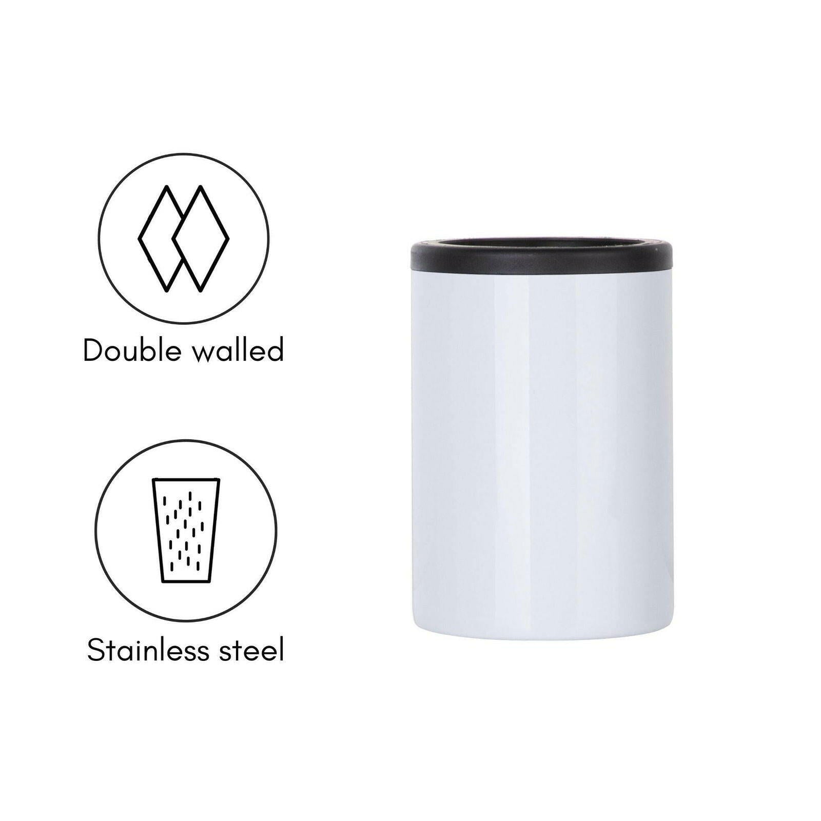 12oz Stainless Steel Classic Can Cooler - 4 Pack - Craft Express - - 12oz Stainless Steel Classic Can Cooler - 4 Pack - Craft Express -