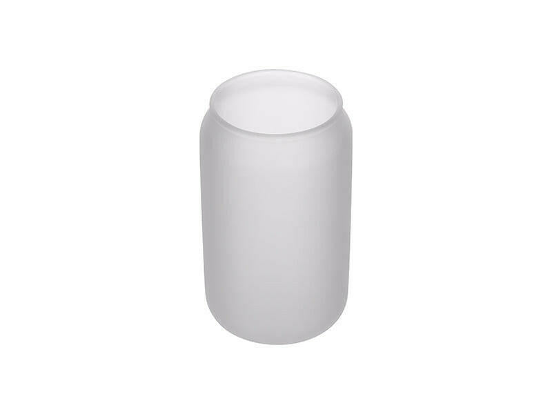 13oz Sublimation Frosted Glass Cans With Bamboo Lid and Glass Straws - 6 Pack - Craft Express -  - 13oz Sublimation Frosted Glass Cans With Bamboo Lid and Glass Straws - 6 Pack - Craft Express -