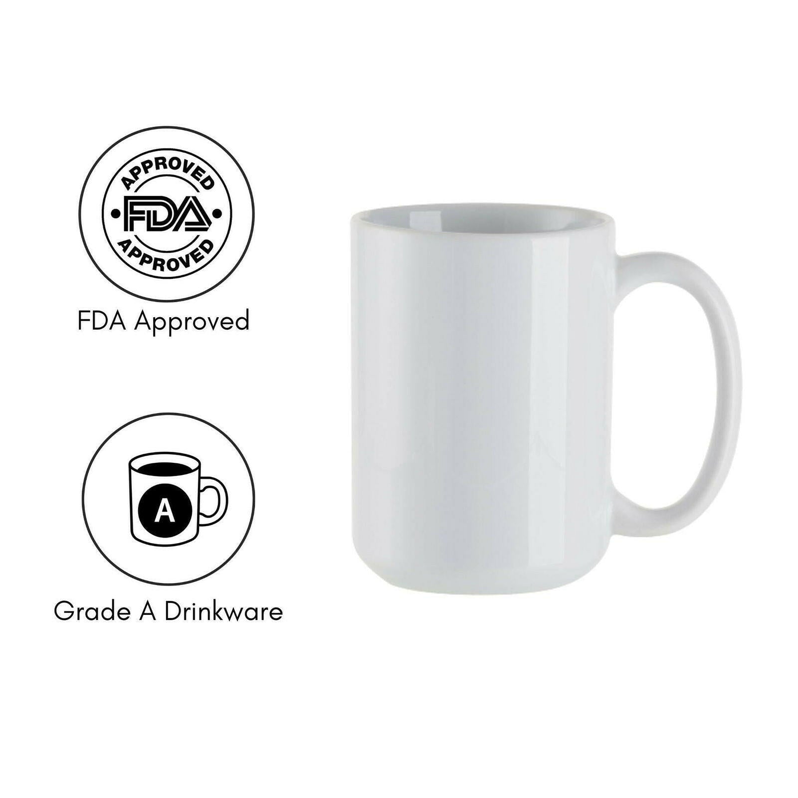 15oz Ceramic Sublimation Mugs - 6 Pack - Craft Express -  - 15oz Ceramic Sublimation Mugs - 6 Pack - Craft Express -
