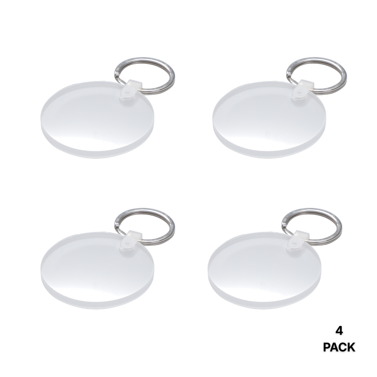 Craft Express Acrylic Round Keyrings, Sublimation & UV DTF Blanks