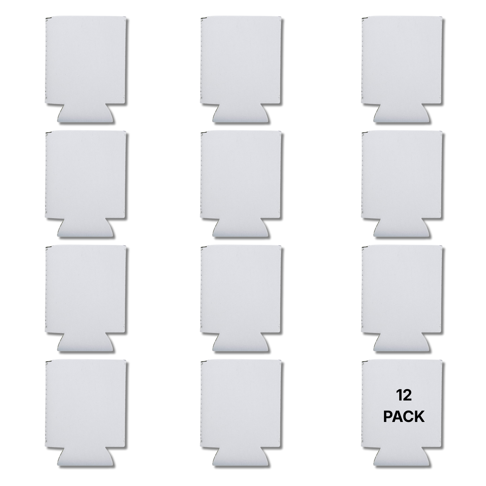 Craft Express Sublimation Neoprene Can Coolers – 12oz White