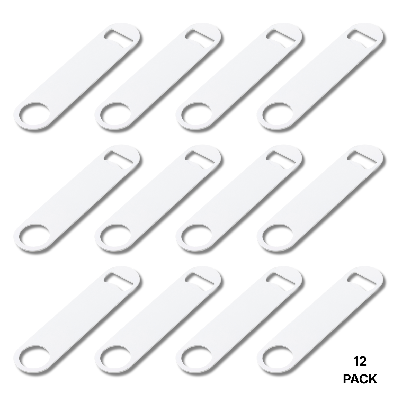 Craft Express White Bottle Openers, Sublimation Bar Tool Blanks