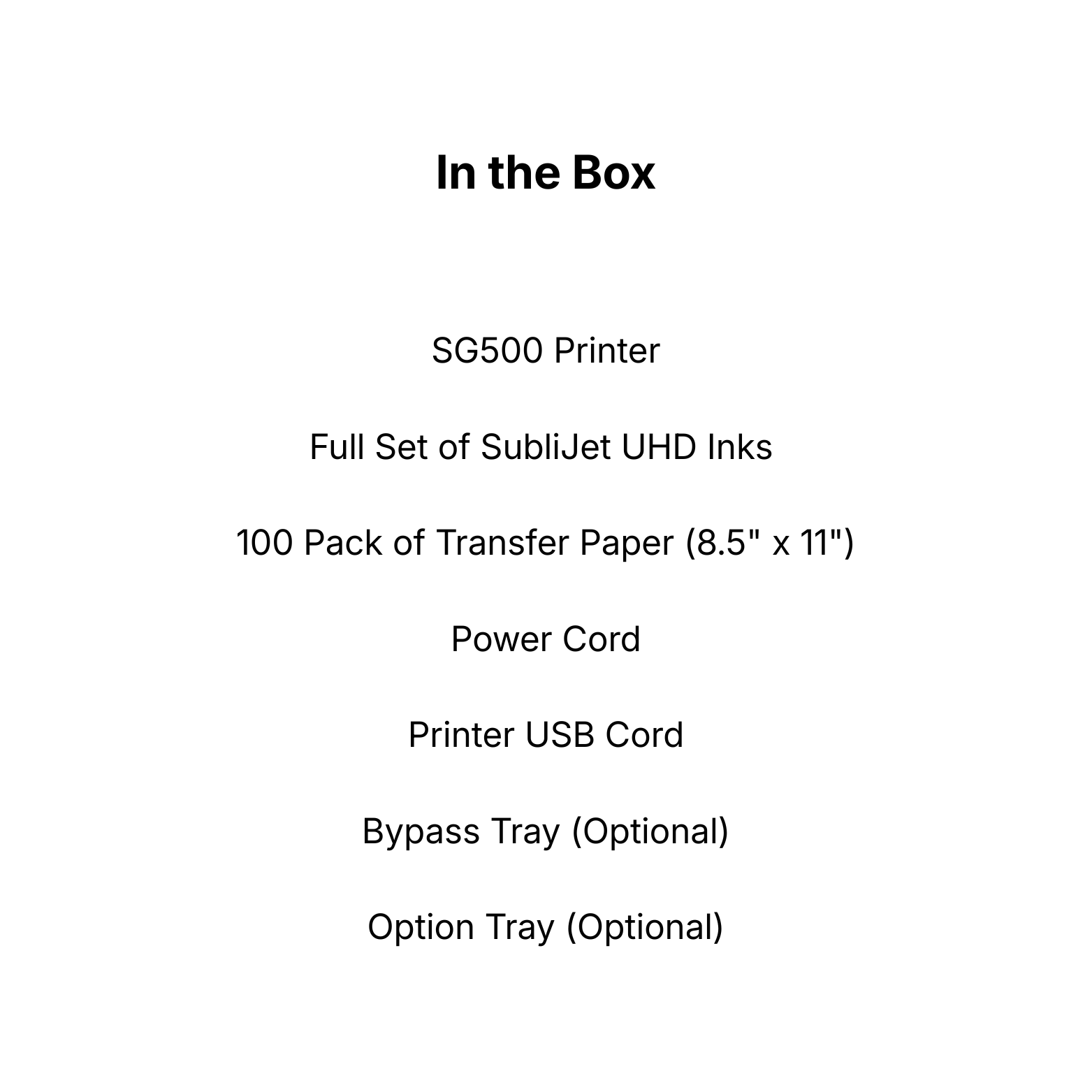 Sawgrass SG1000 SubliJet UHD