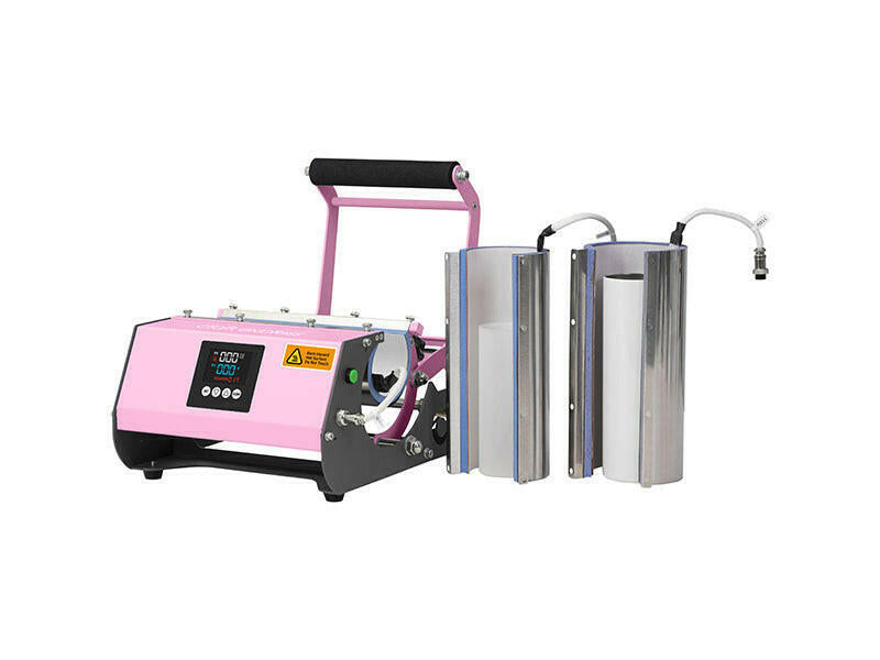 Craft Express 2-in-1 Blue Elite Pro Max Tumbler Heat Press – For 20oz & 30oz Tumblers.