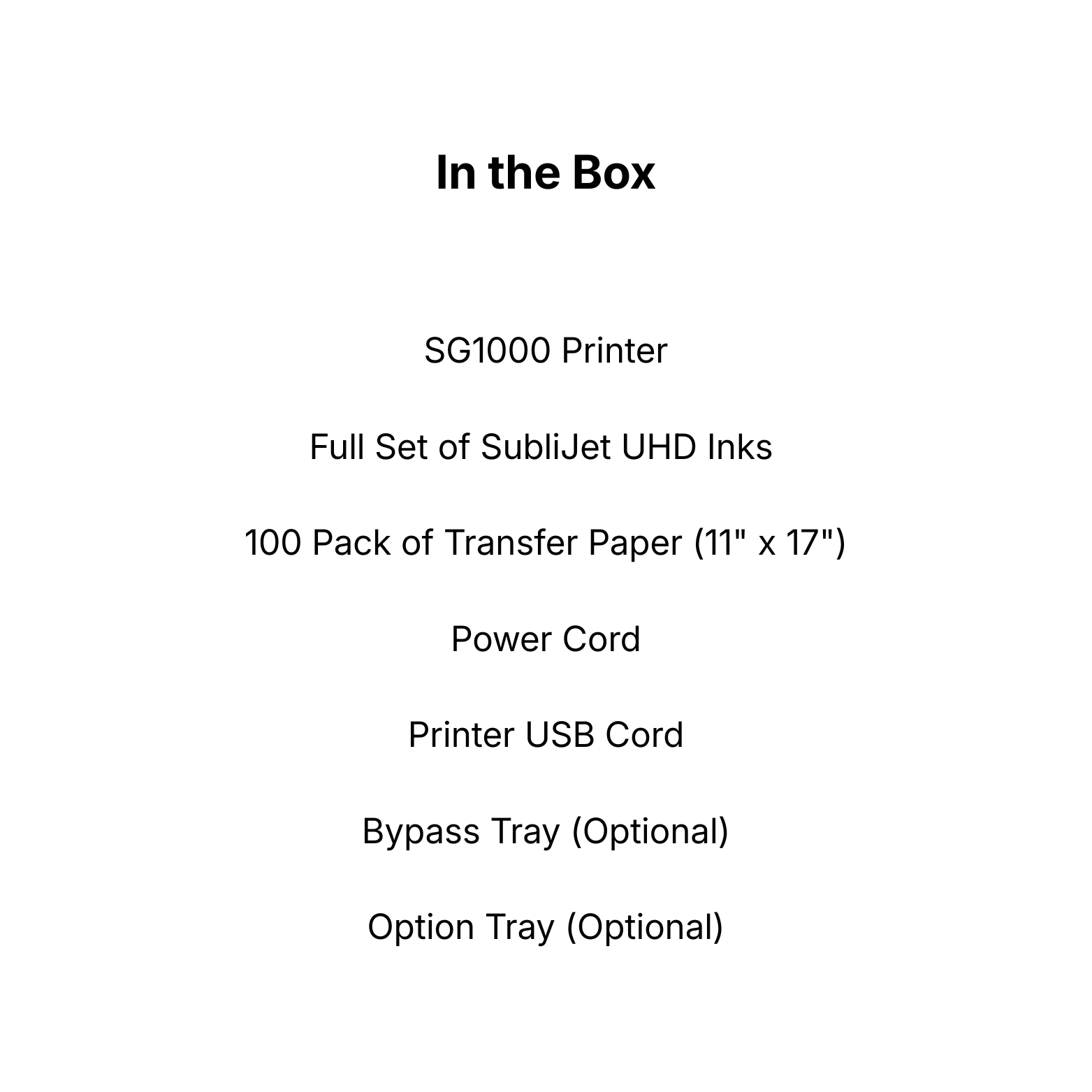 Sawgrass SG500 SubliJet UHD
