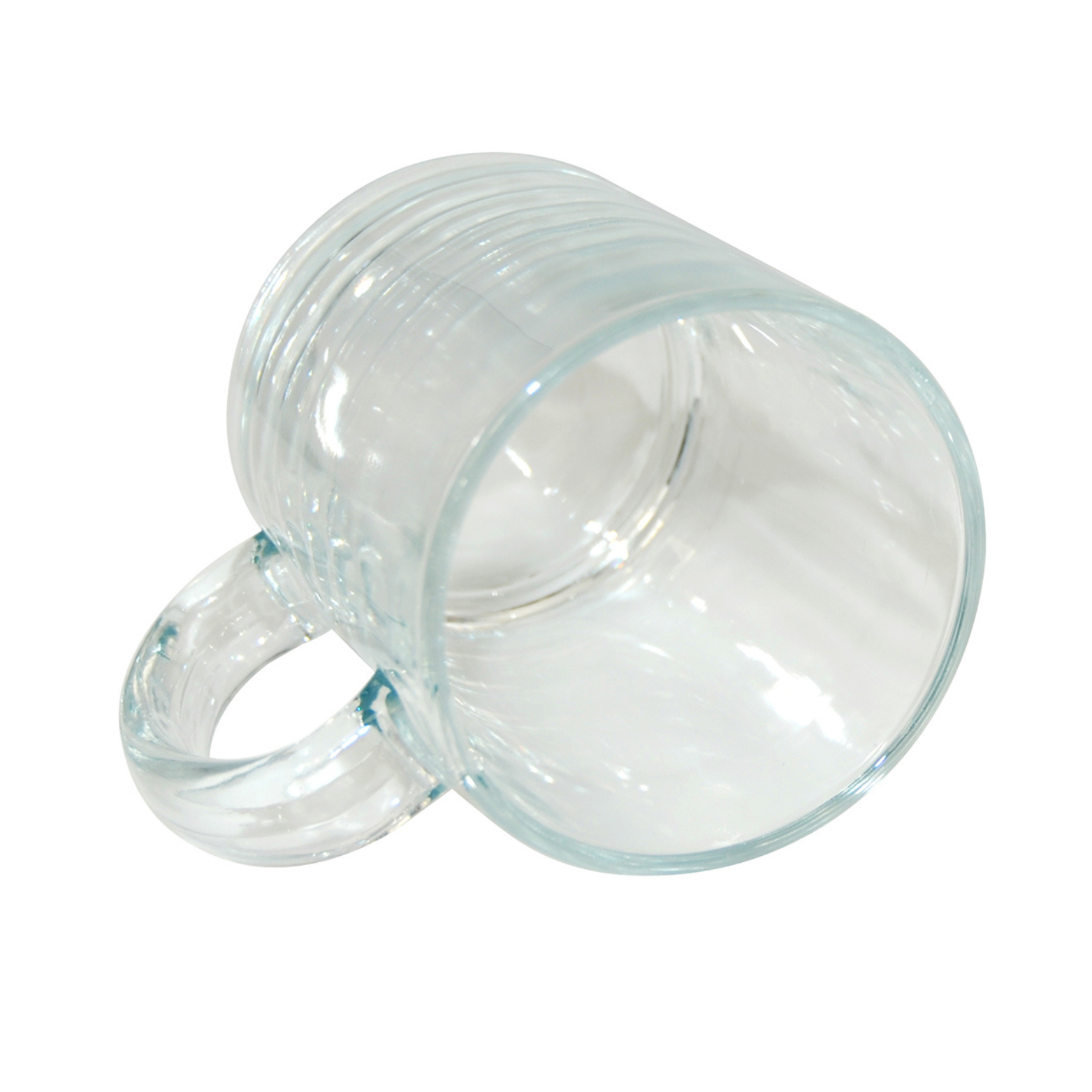 Craft Express 6 Pack 11oz Clear Glass Mug for Sublimation & Custom Gifts