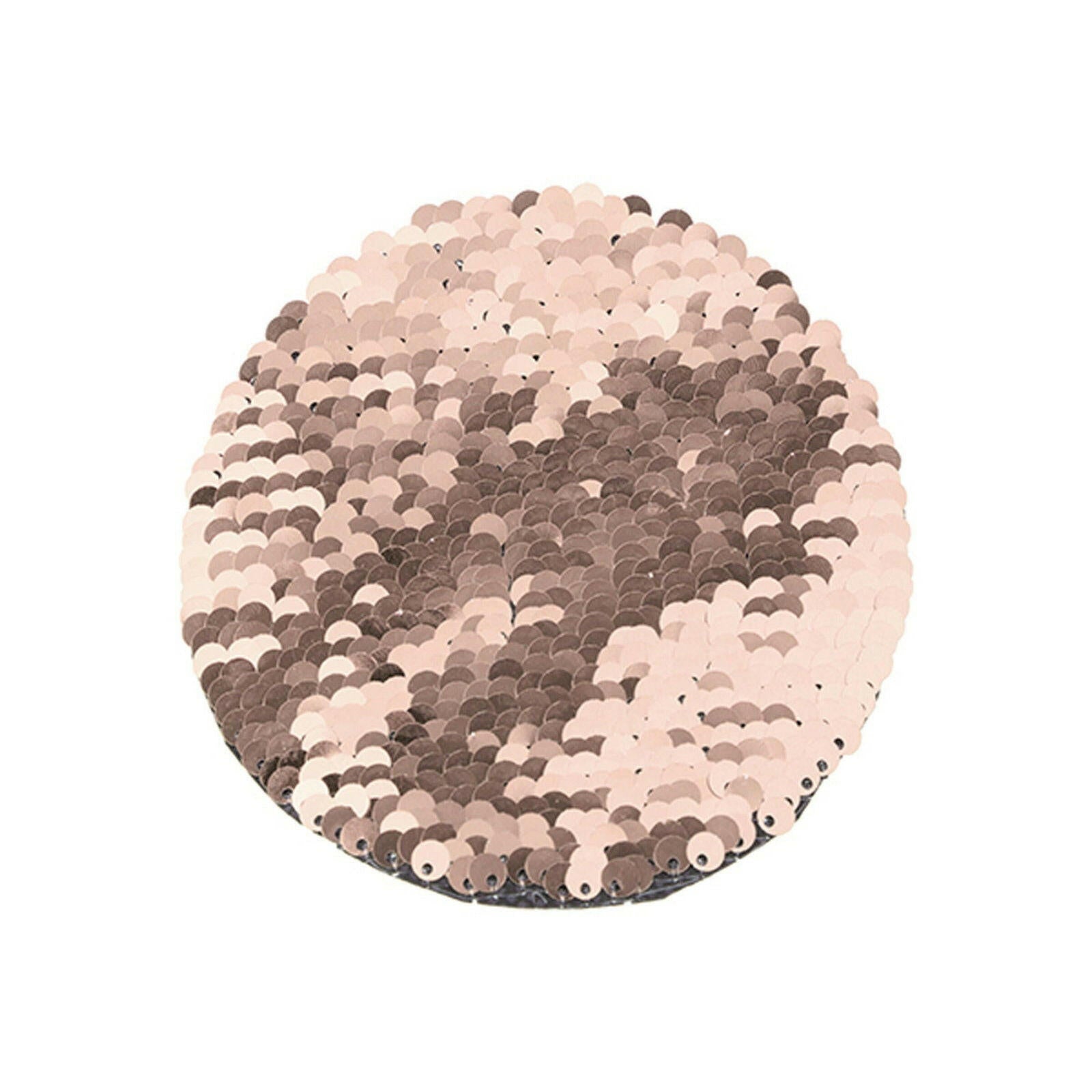 Craft Express 2 Pack 7" Round Sequin Sublimation Patches.