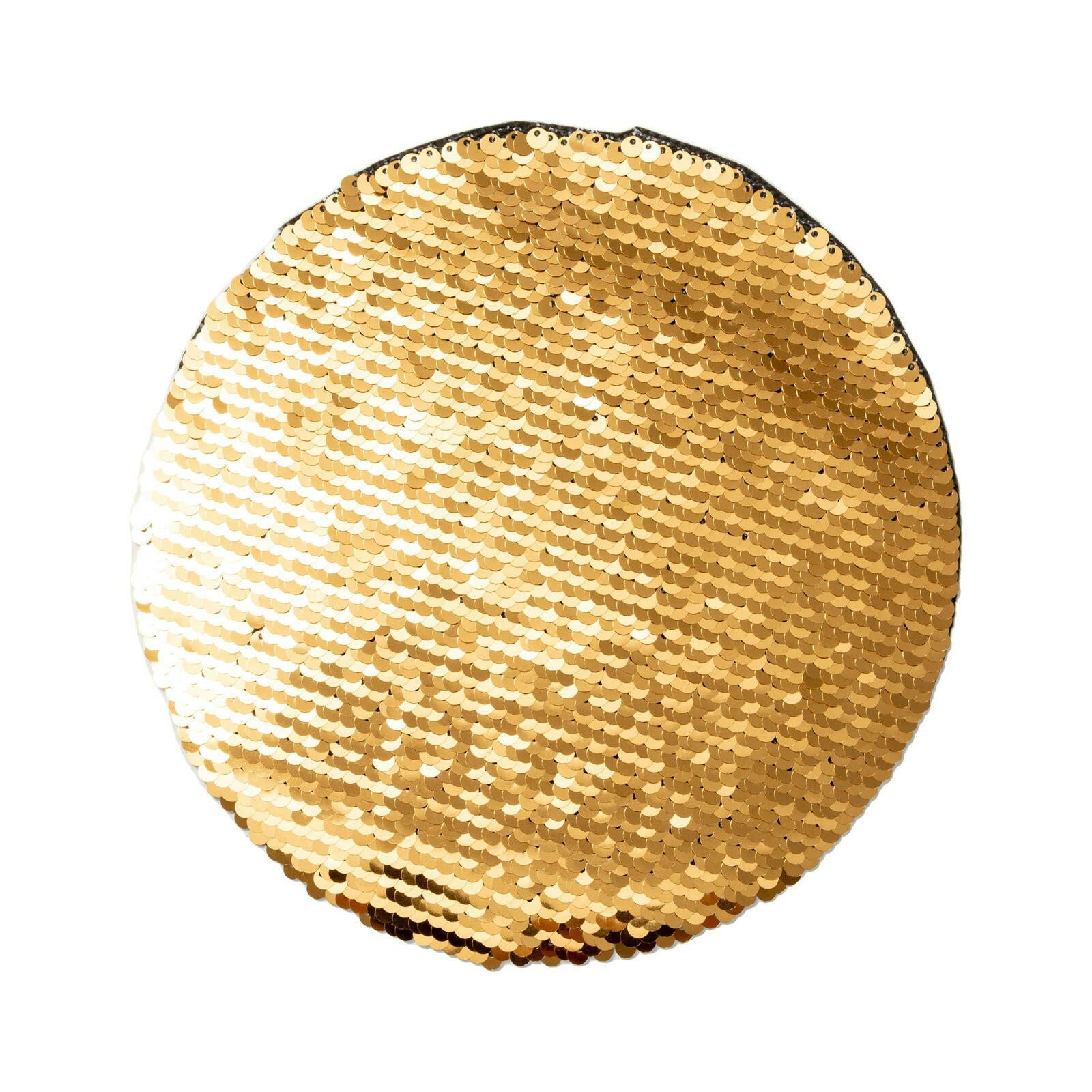 Craft Express 2 Pack 7" Round Sequin Sublimation Patches.