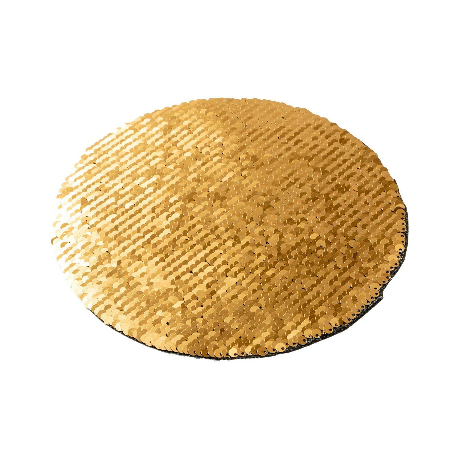 Craft Express 2 Pack 7" Round Sequin Sublimation Patches.