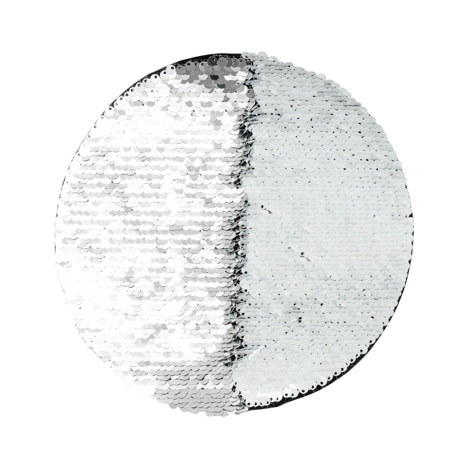 7" Round Sequin Sublimation Patches - 2 Pack - Craft Express -  - 7" Round Sequin Sublimation Patches - 2 Pack - Craft Express -