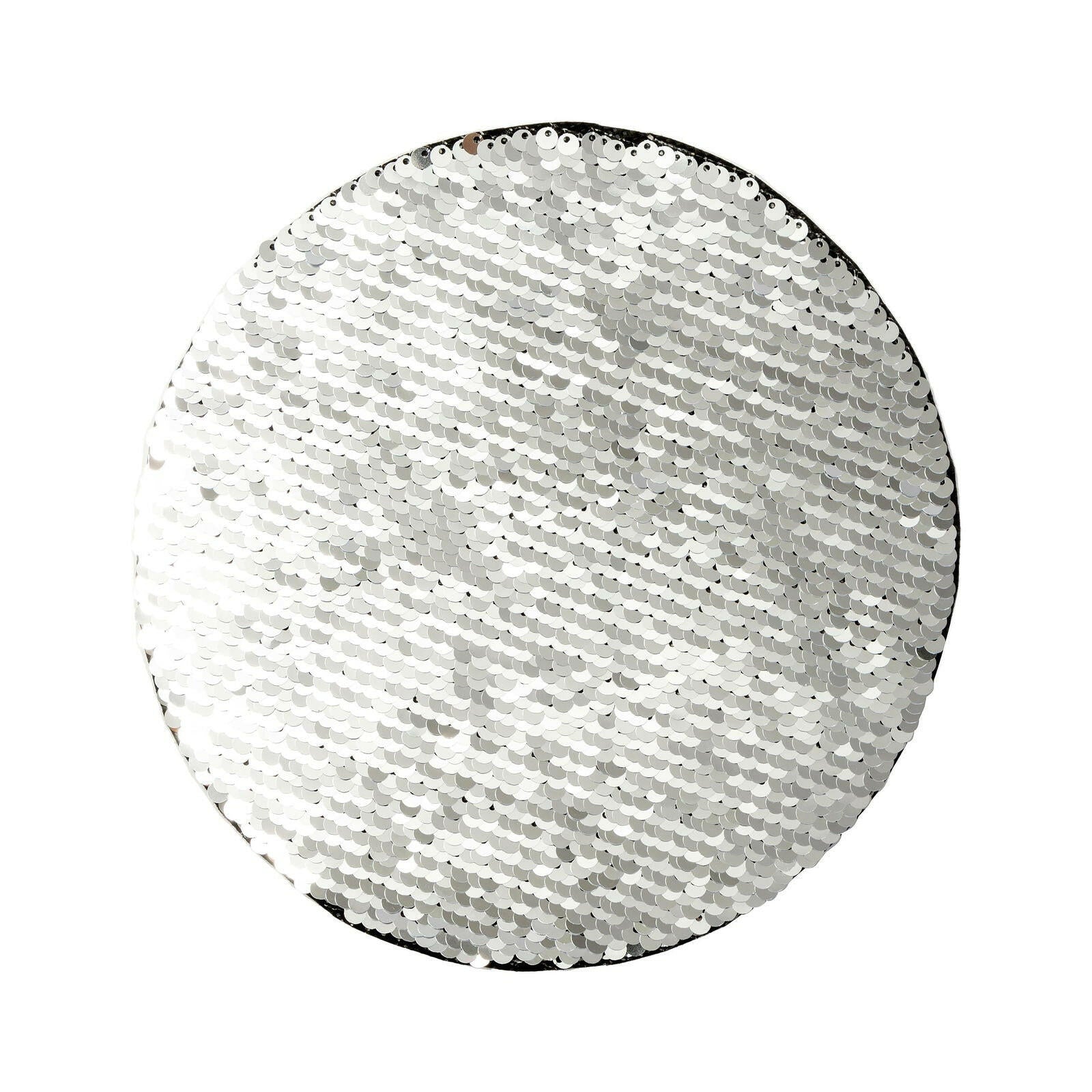 7" Round Sequin Sublimation Patches - 2 Pack - Craft Express -  - 7" Round Sequin Sublimation Patches - 2 Pack - Craft Express -