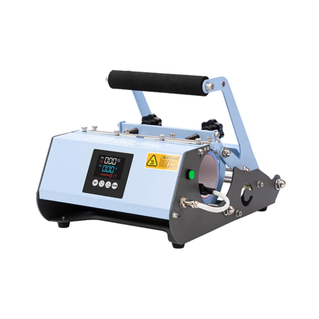 Elite Pro Tumbler Heat Press(Light Blue)