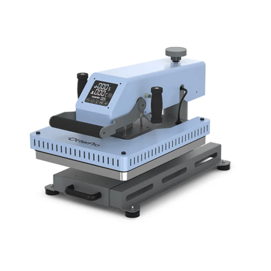 OtterPro Swing Away Drawer Heat Press(16"x20"/40*50cm, Light Blue)