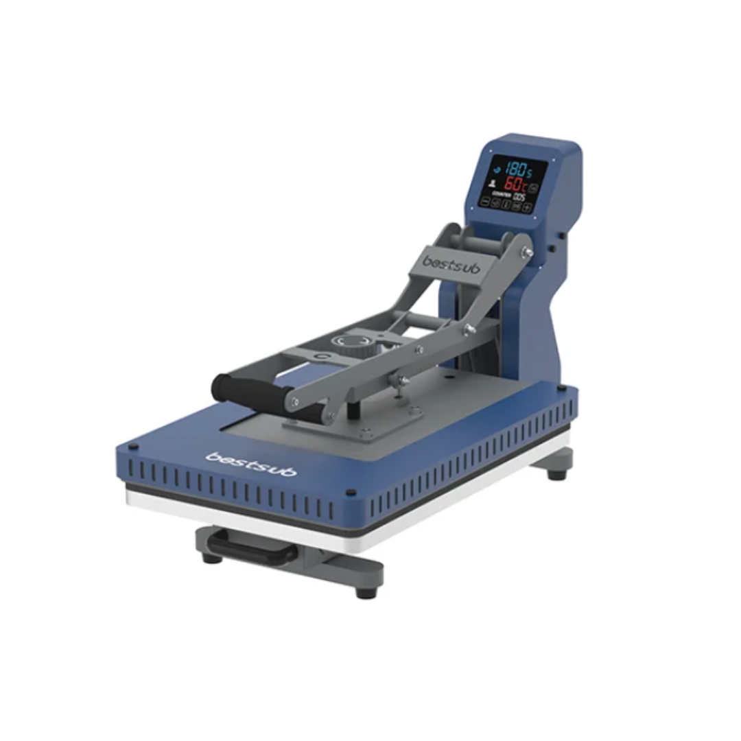 BestSub Vertical Auto Drawer Clamshell Heat Press(40x60cm, Seychelles Blue)