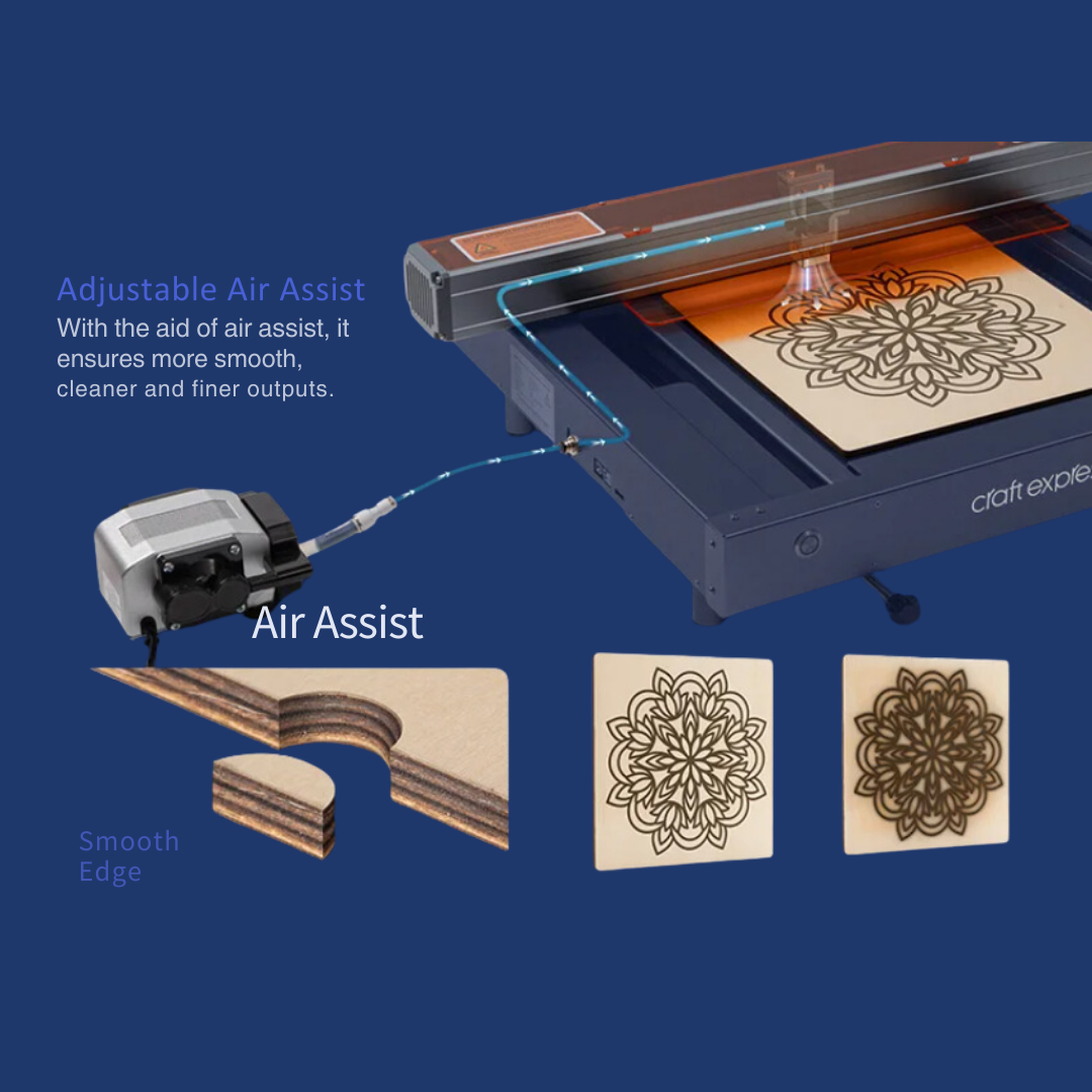Craft Express ARC B1 Laser Engraving Machine – High Precision Smart Diode Laser Cutter.