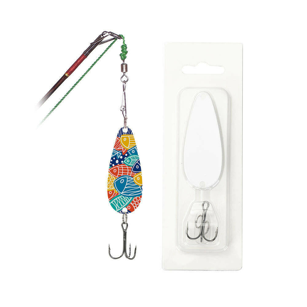 Craft Express Aluminum Sublimation Fishing Lure Set – Blank Metal Lures.