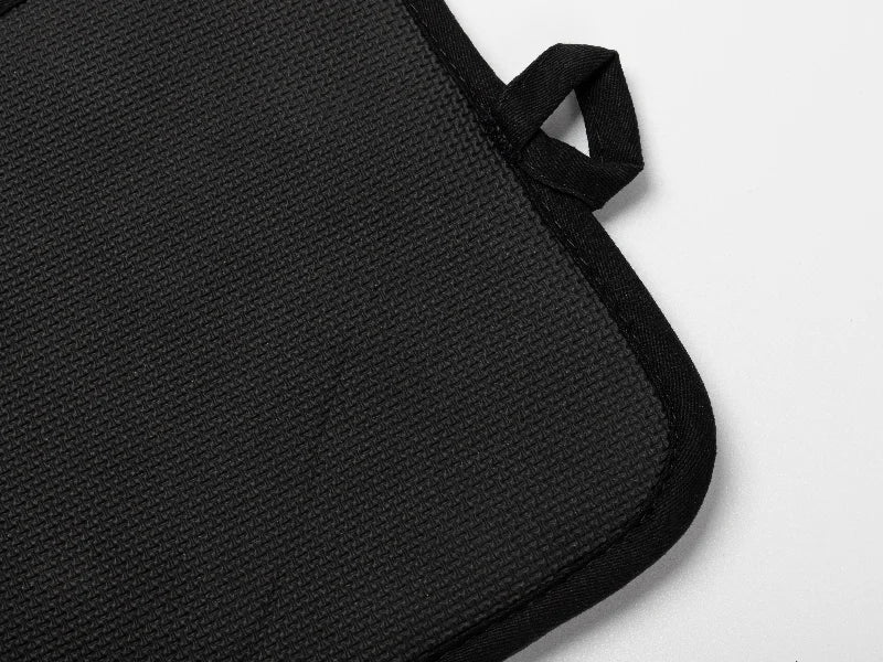 Black Sublimation Pot Holder with Pocket - 2 Pack