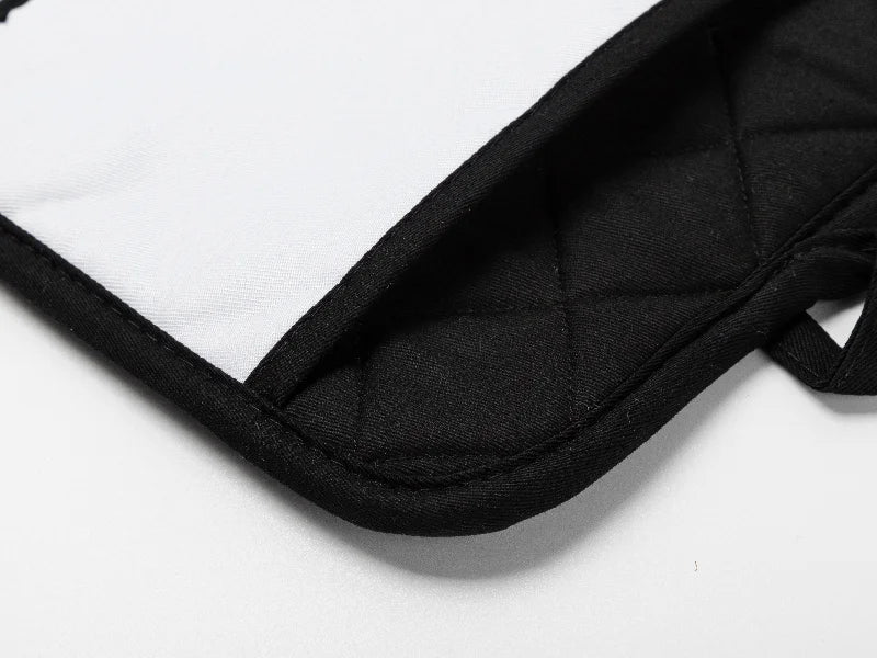 Black Sublimation Pot Holder with Pocket - 2 Pack