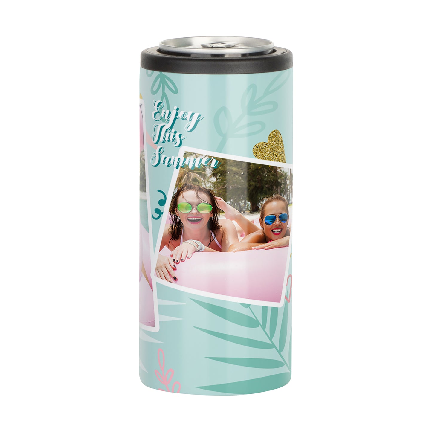 CRAFT EXPRESS 1 Pack Stainless Steel 12oz Skinny Can Cooler - Sublimation
