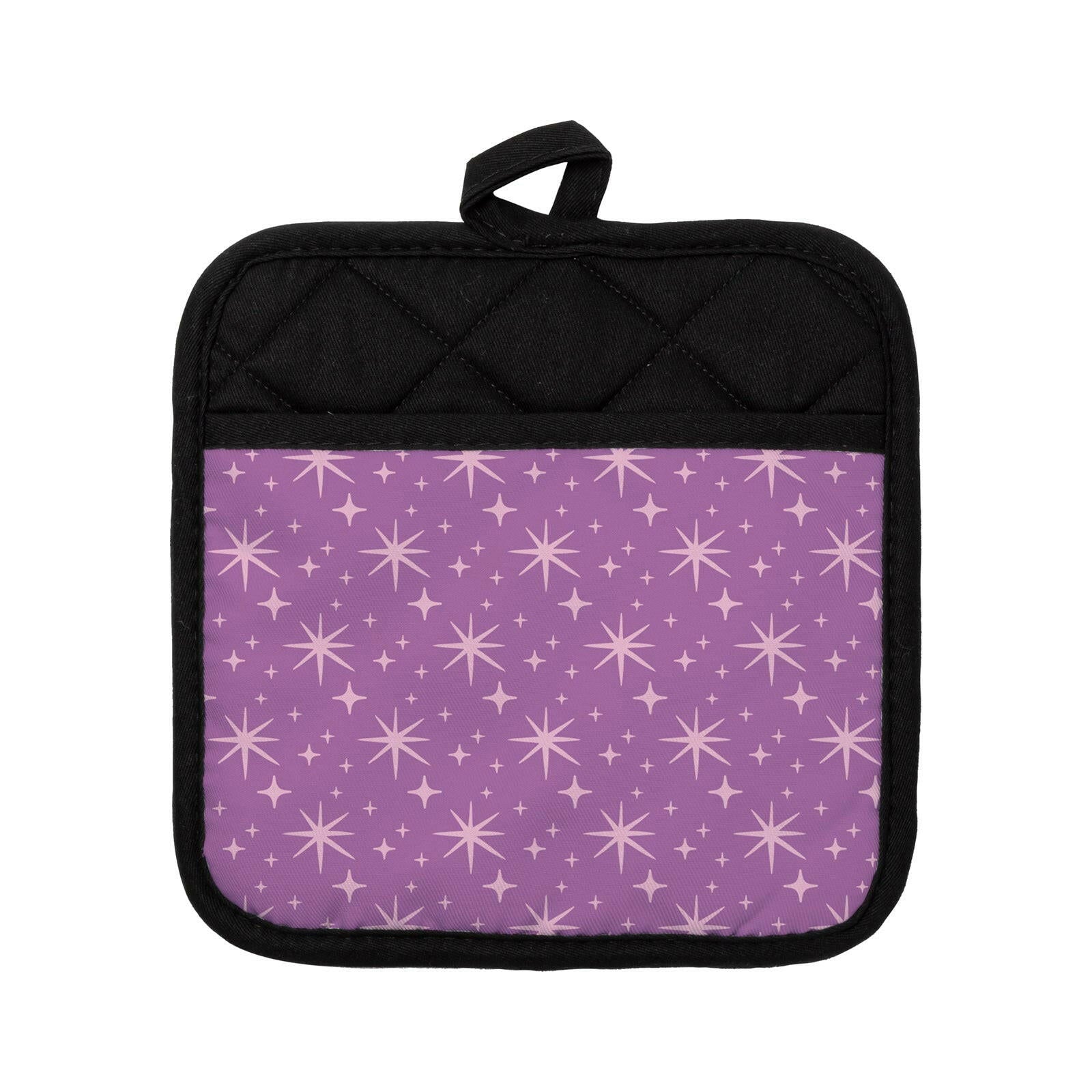 Black Sublimation Pot Holder with Pocket - 2 Pack - Craft Express - - Black Sublimation Pot Holder with Pocket - 2 Pack - Craft Express -