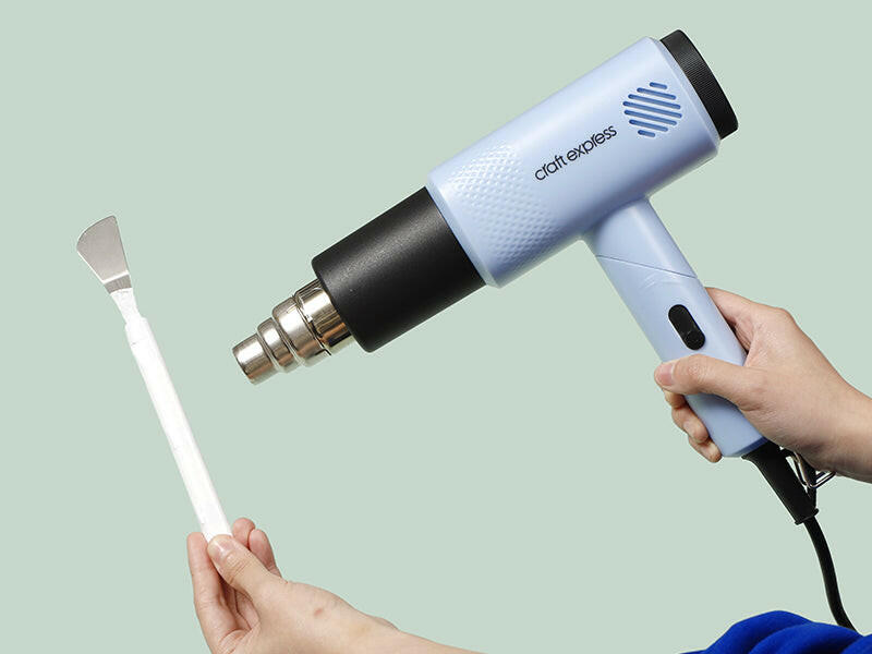 Craft Express Foldable Pacific Blue Heat Gun – Dual Temp Craft Tool.