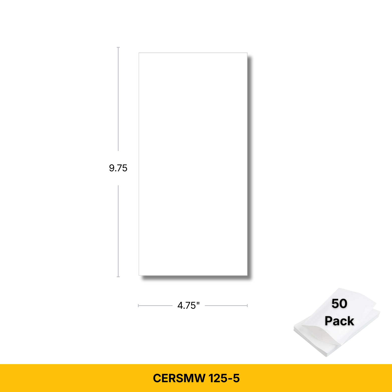 Craft Express 50 Pack Sublimation Shrink Film Sheets – Heat Wraps for Irregular Blanks