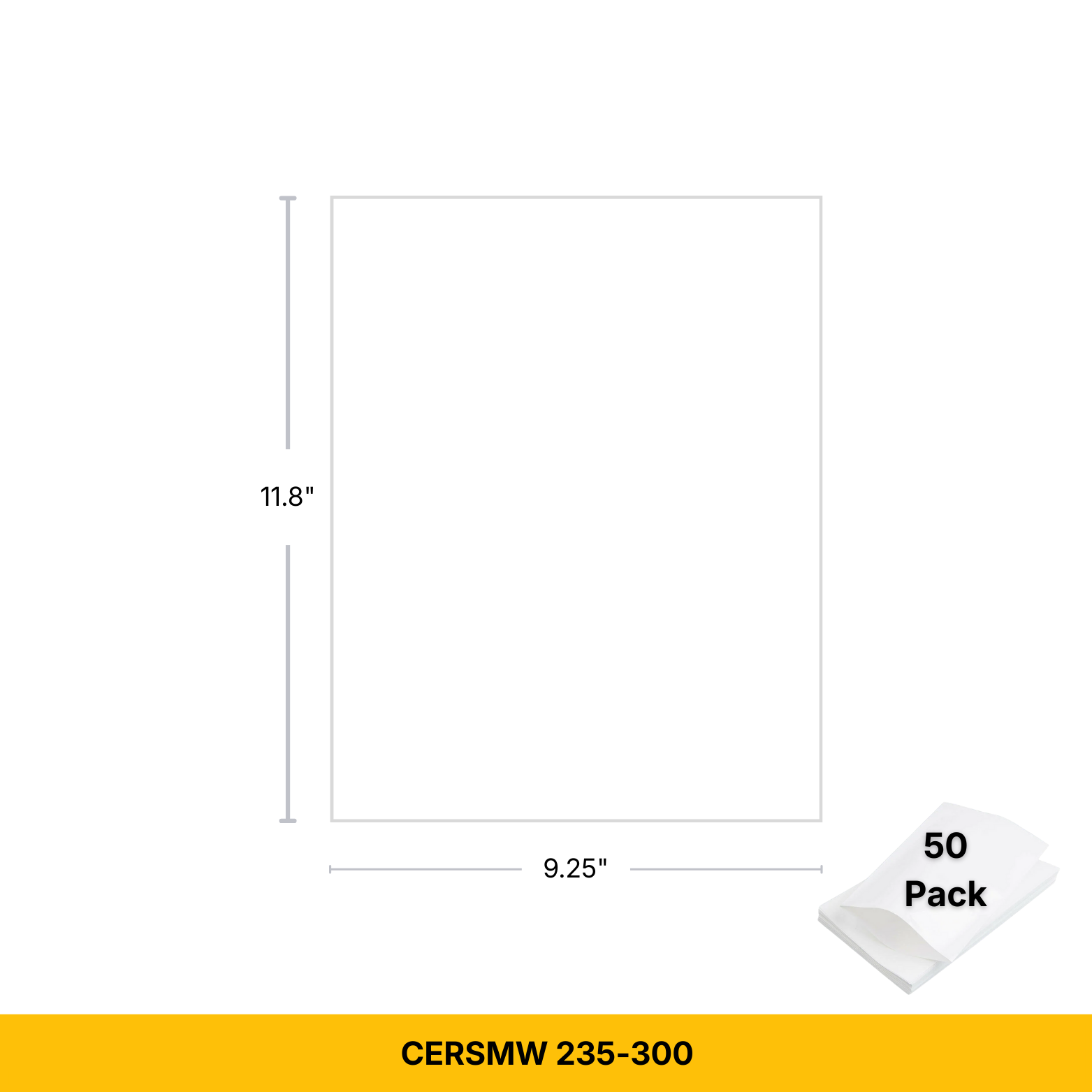 Craft Express 50 Pack Sublimation Shrink Film Sheets – Heat Wraps for Irregular Blanks