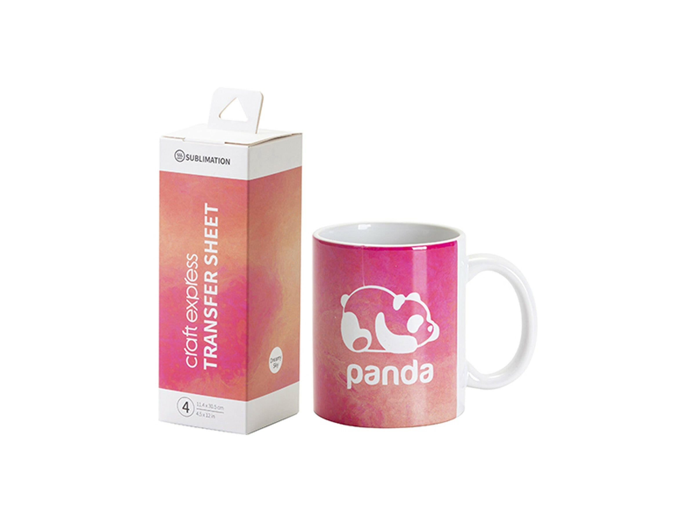 Craft Express 4 Pack 4.5x12 Sublimation Transfer Sheets.
