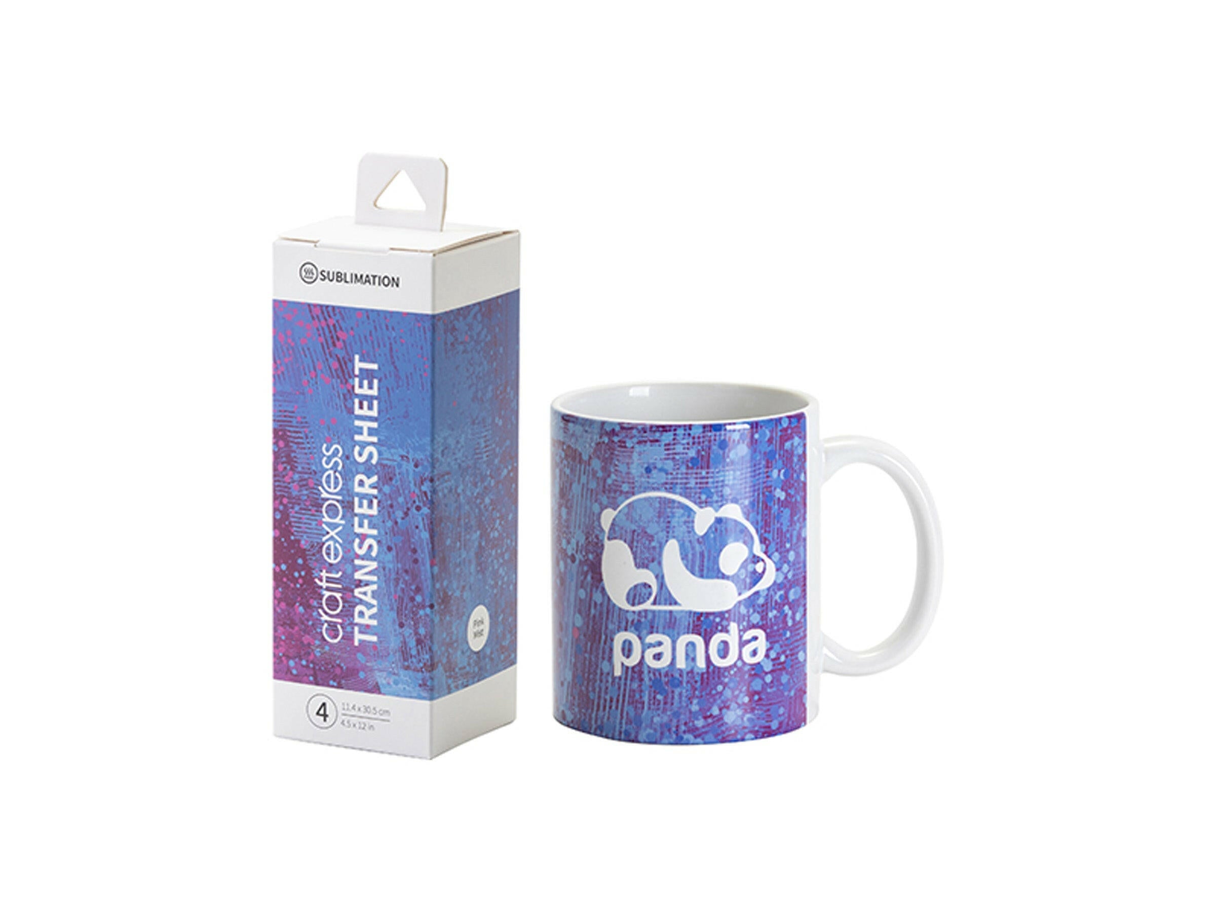 Craft Express 4 Pack 4.5x12 Sublimation Transfer Sheets.