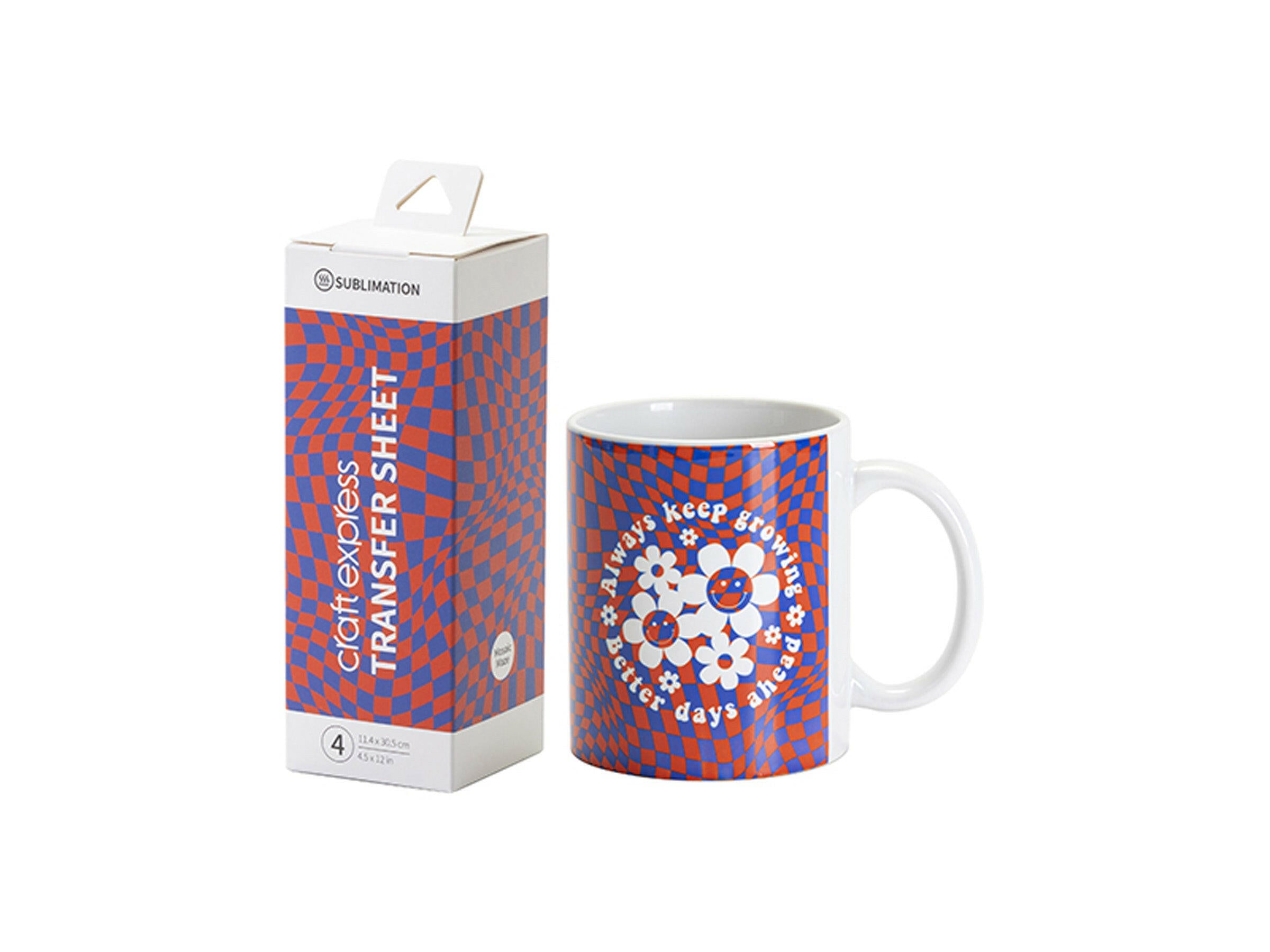 Craft Express 4 Pack 4.5x12 Sublimation Transfer Sheets.