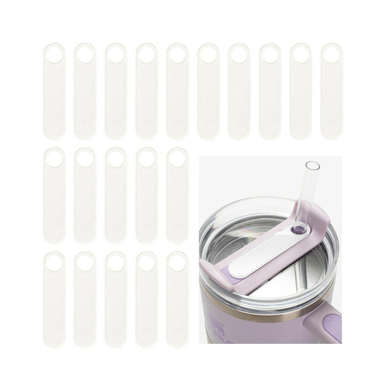 Craft Express 10 Pack 30oz Tumbler Acrylic Skinny Name Tags.