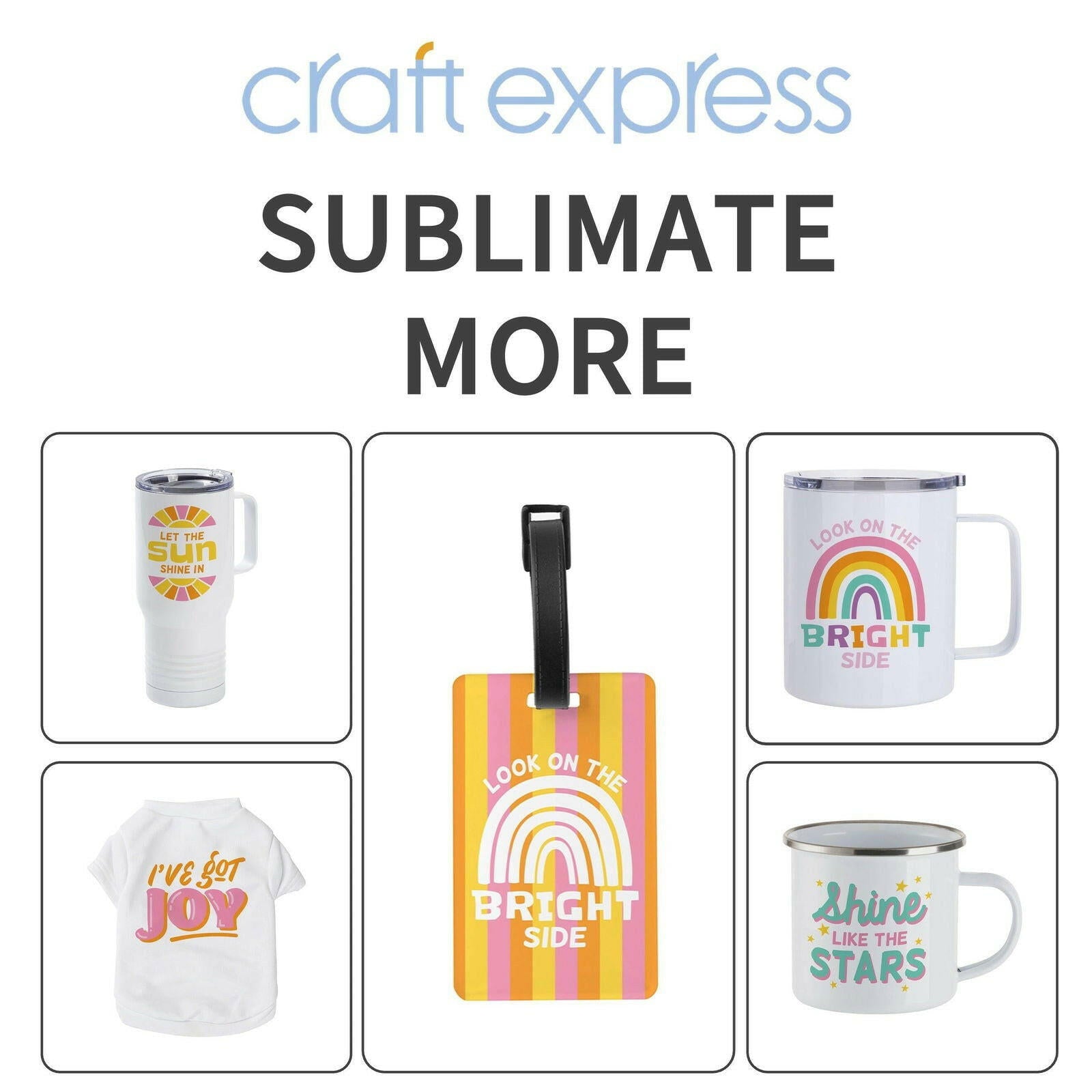 Craft Express 110 Pack Sublimation Transfer Paper.