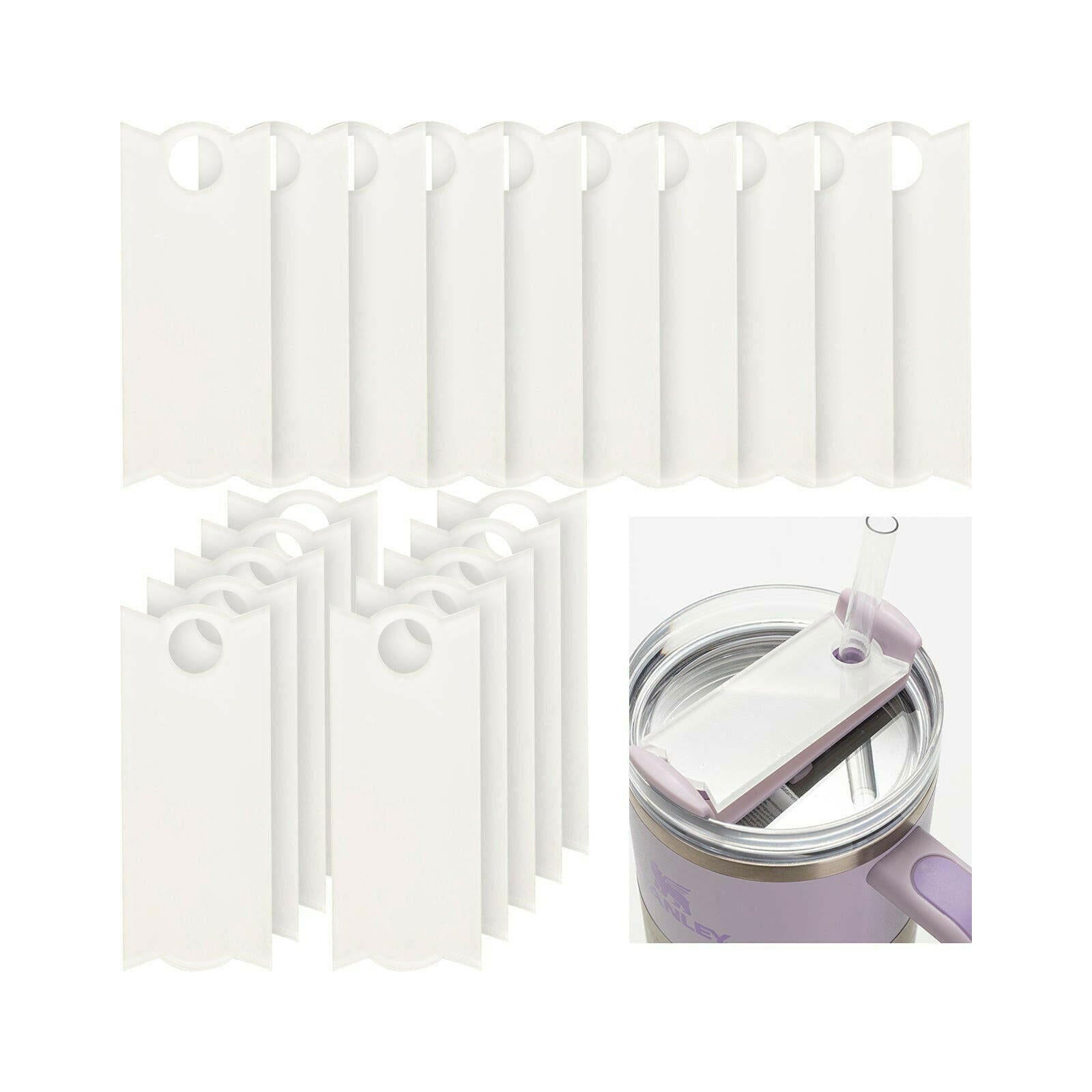 Craft Express 20 Pack 40oz Tumbler Acrylic Wide Name Tags.