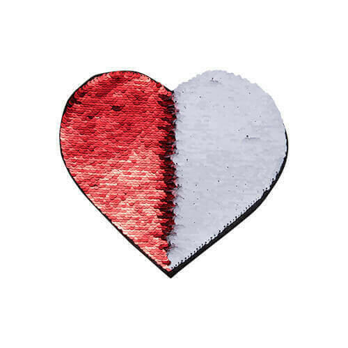 Craft Express 2 Pack Small Heart Sequin Sublimation Patches - Craft Express