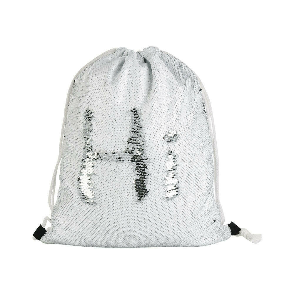 Craft Express 2 Pack Sublimation Sequin Drawstring Backpacks - Craft Express