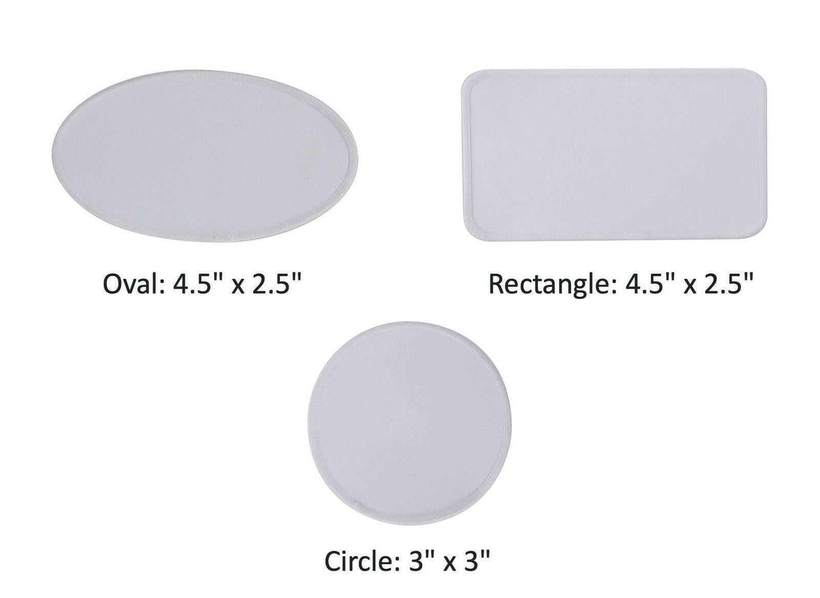 Craft Express 3 Pack Assorted Fabric Sublimation Patches - Craft Express