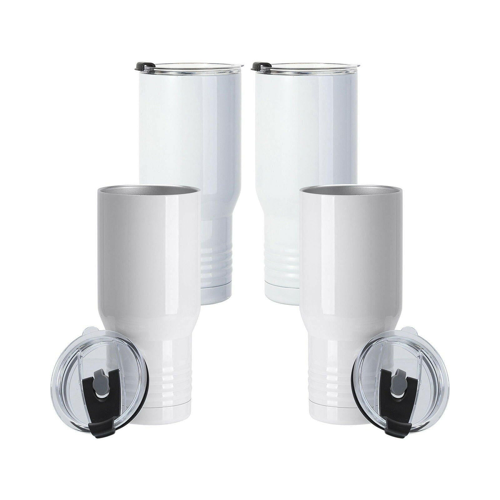 Craft Express 4 Pack 30oz Stainless Steel Sublimation Ringneck Tumblers - Craft Express