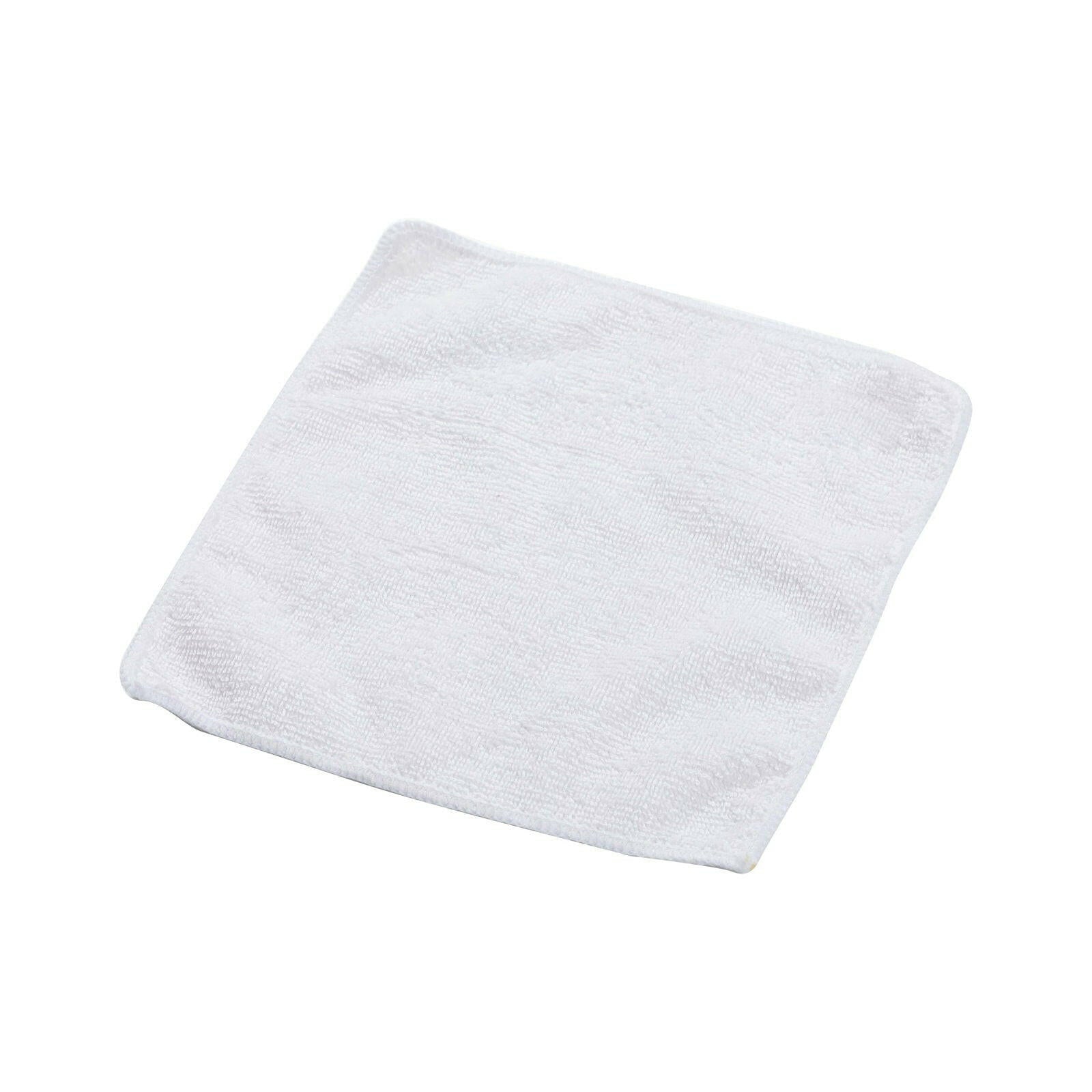 Craft Express 4-Pack White 12" Square Towels – Sublimation Microfiber Blanks.