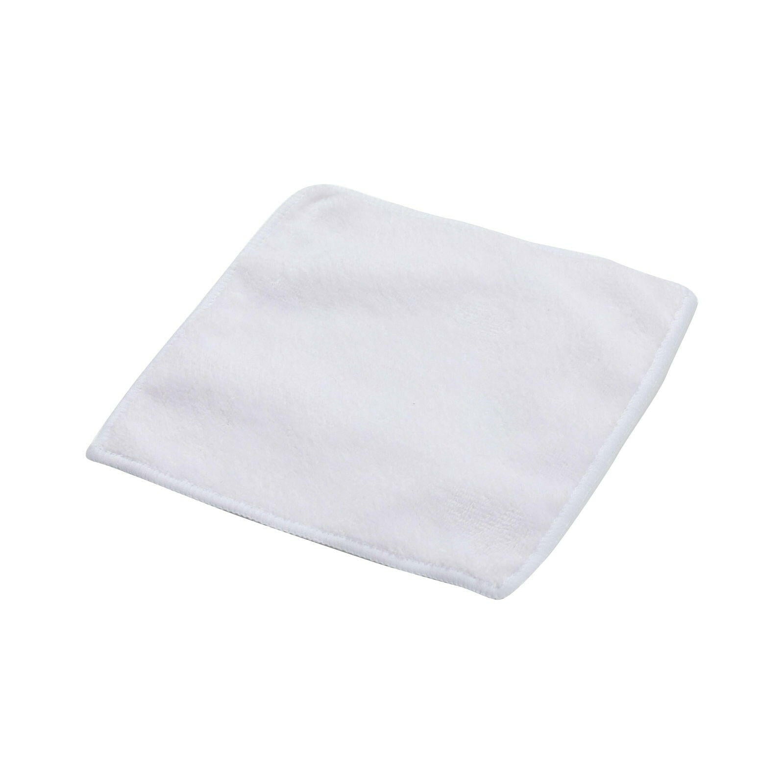 Craft Express 4-Pack White 12" Square Towels – Sublimation Microfiber Blanks.