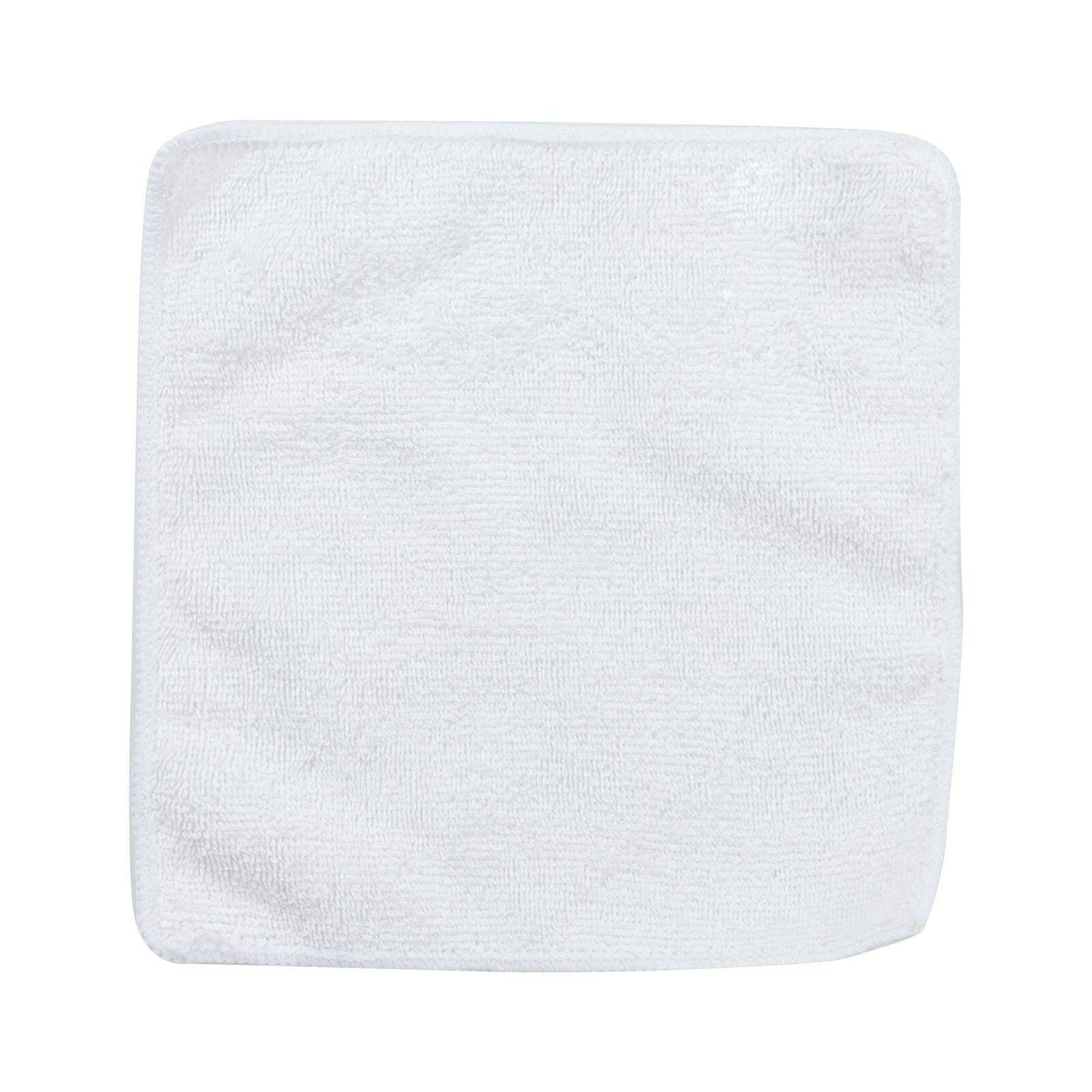 Craft Express 4-Pack White 12" Square Towels – Sublimation Microfiber Blanks.