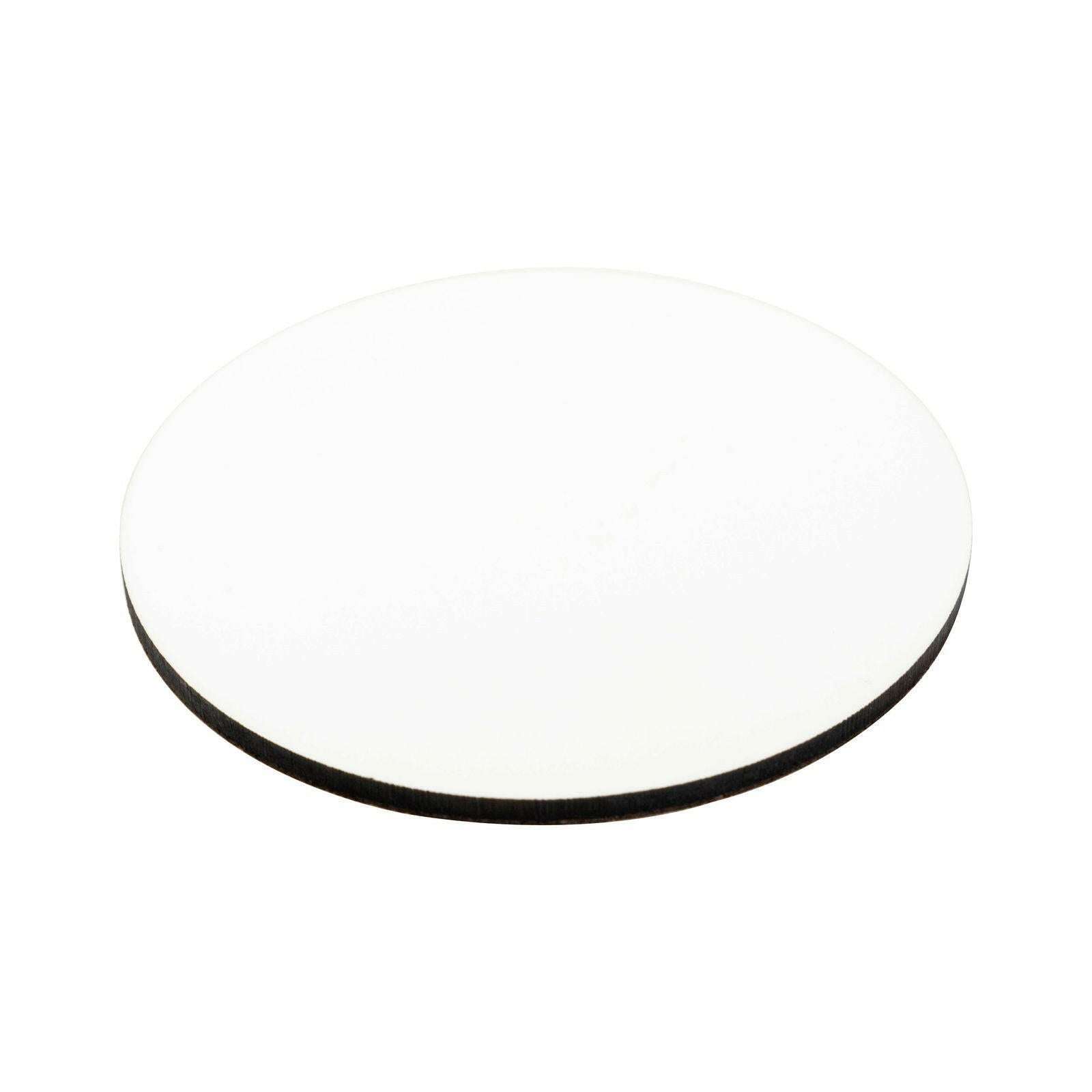 Craft Express 4-Pack White Round Coasters – Sublimation Hardboard Blanks.