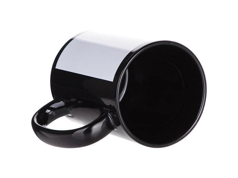 Craft Express 6 Pack 15oz Black Sublimation Mugs with White Patch - Craft Express