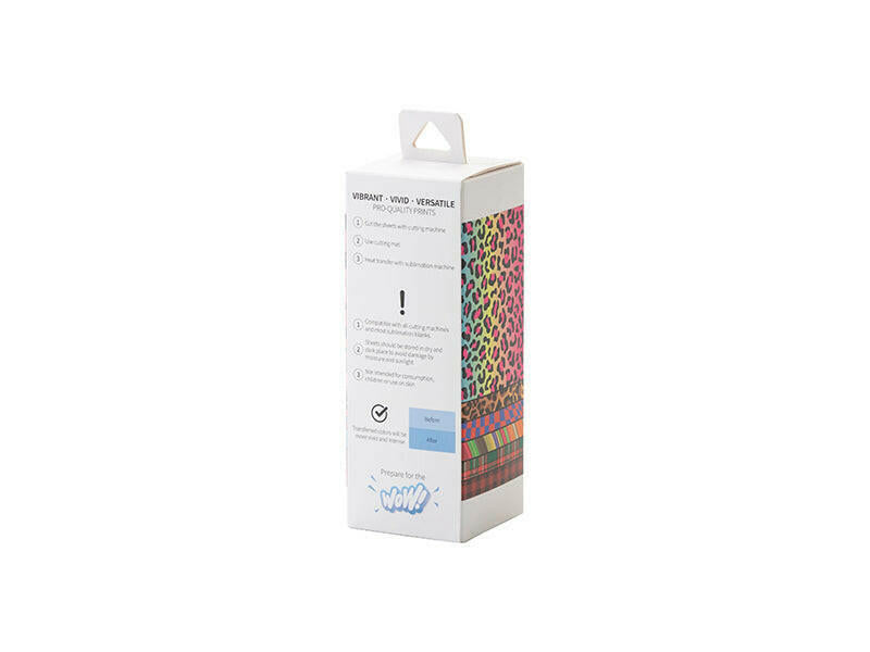 Craft Express 6 Pack 4.5x12 Assorted Sublimation Transfer Sheets II.