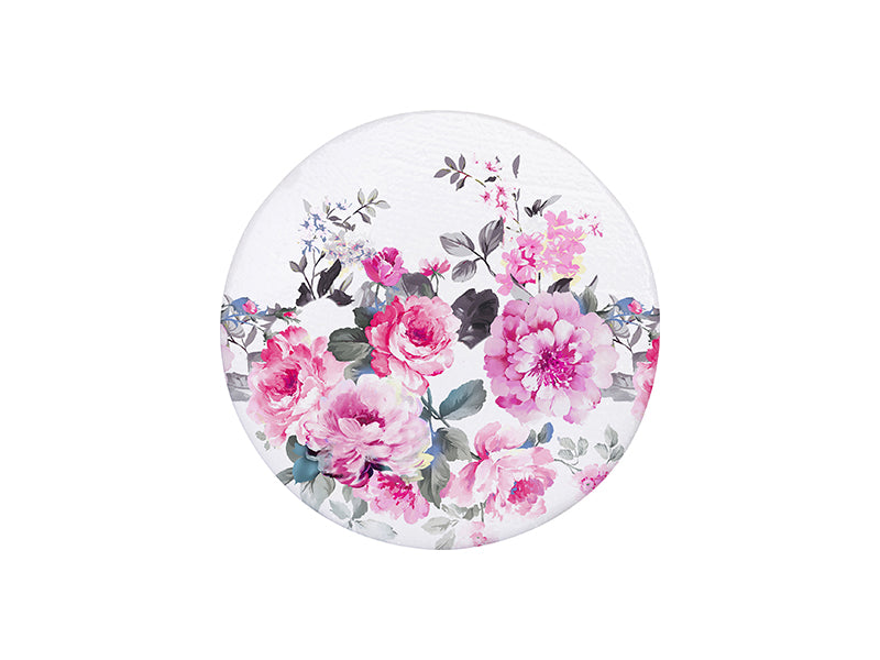 Craft Express 4 Pack Round Marble Sublimation Coasters – 4" White Stone Blanks