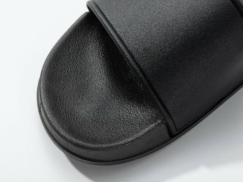 Craft Express Black DTF Sliders – Adult Size Customizable Slide Sandals.